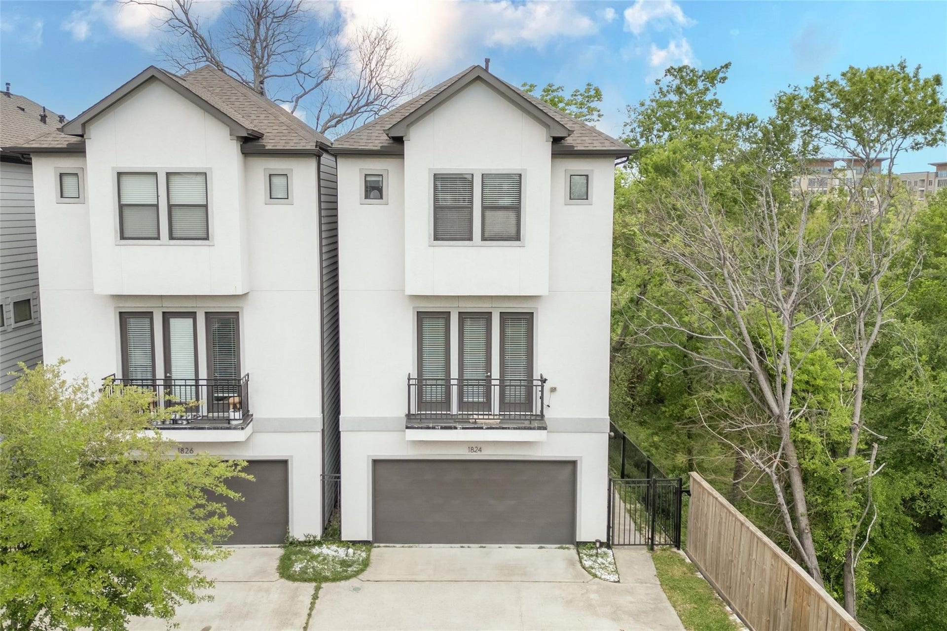 1824 Bonner Street, Houston, TX 77007 Located within minutes of Interstate 10 with quick access to Downtown Houston and popular shopping & destinations sits 1824 Bonner Street. Featuring a stucco exterior highlighted by a wrought iron balcony from the living room, this home includes a wrought iron gate leading to the front door of the home along with a double-wide driveway offering access to the home's two car attached garage.