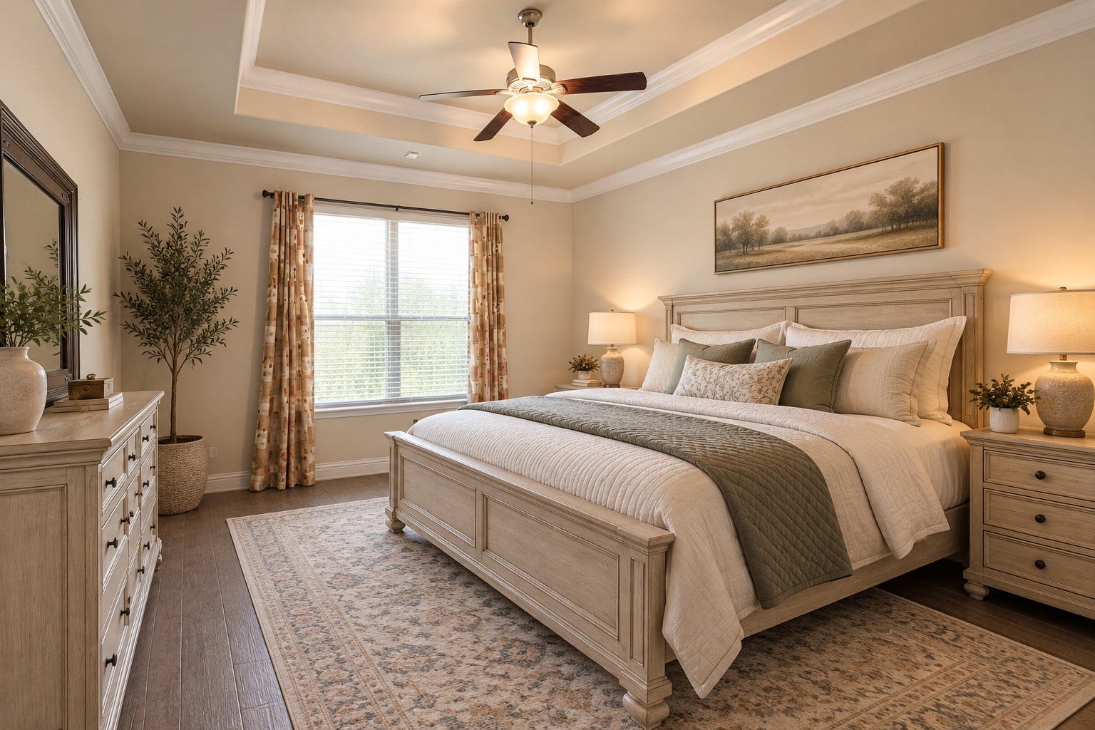 3913 Ginger Fields Court, Pearland, TX 77581 Master Suite with all the bells and whistles, Trey ceilings