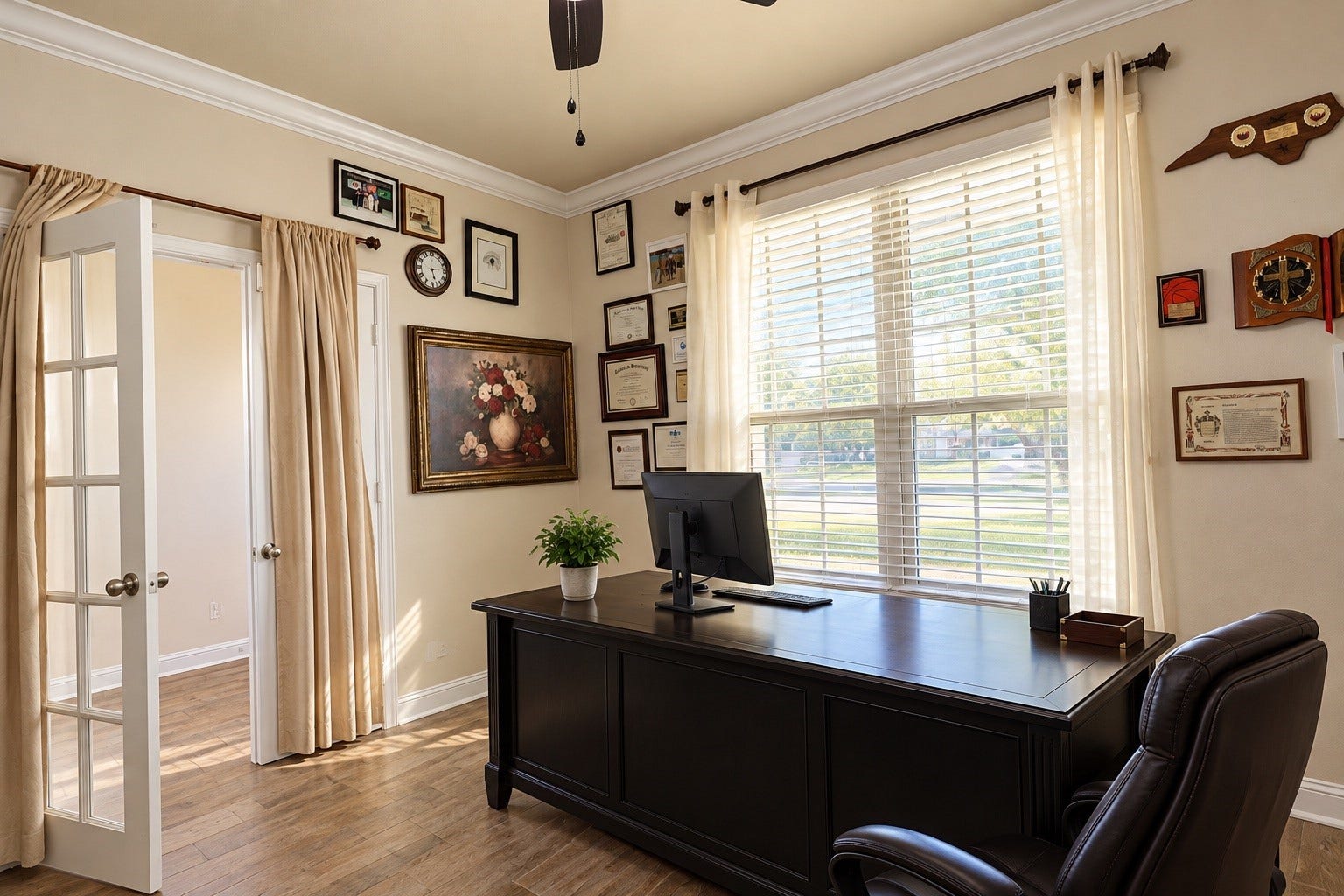 3913 Ginger Fields Court, Pearland, TX 77581 Designated Office space for work at home