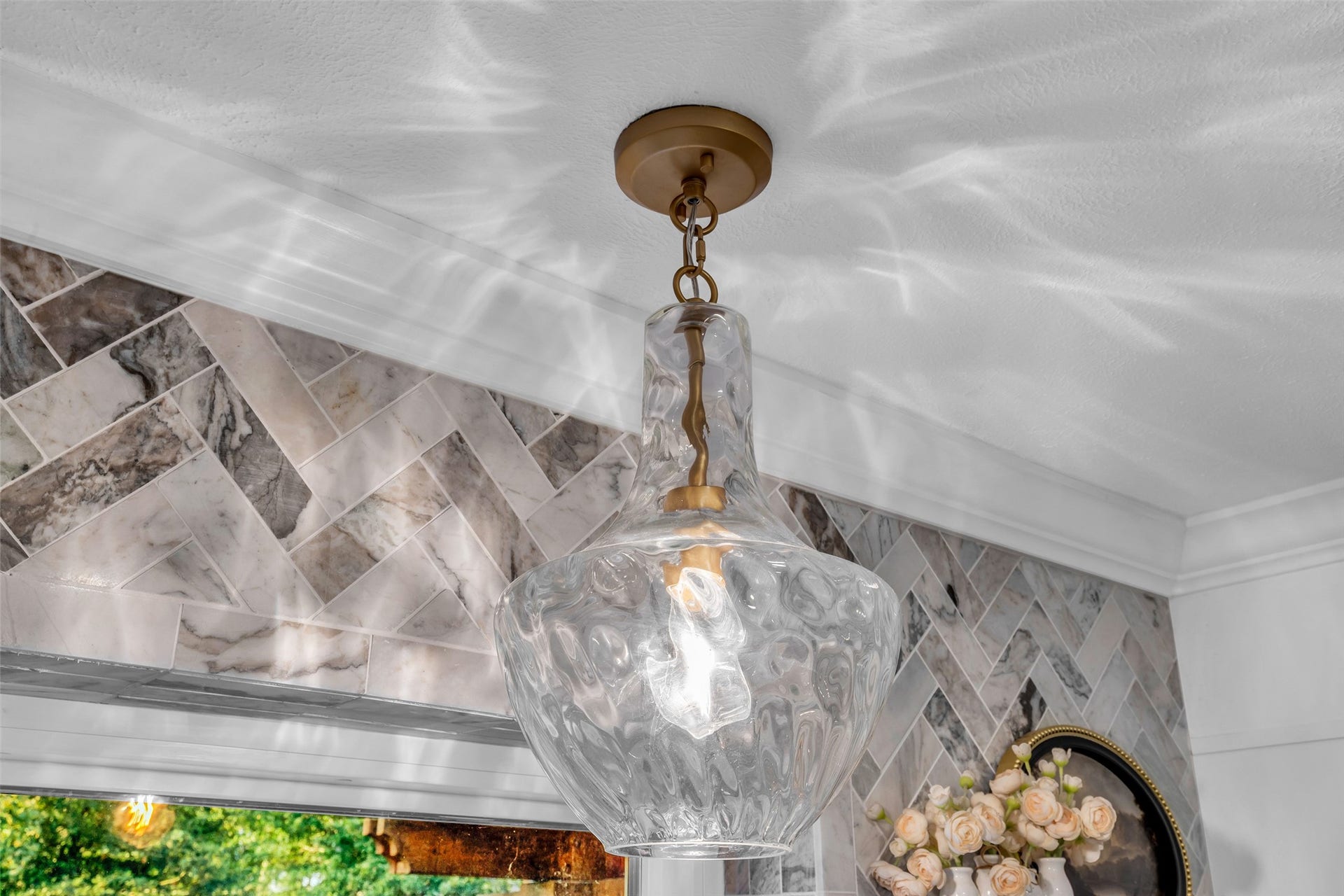 The perfect pendant light to adds warmth and the final touch.
