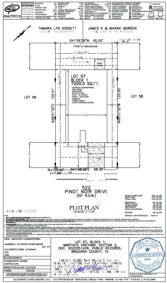 522 Pinot Noir Drive, Alvin, TX 77511 522 Pinot Noir Drive, Alvin, TX 77511
