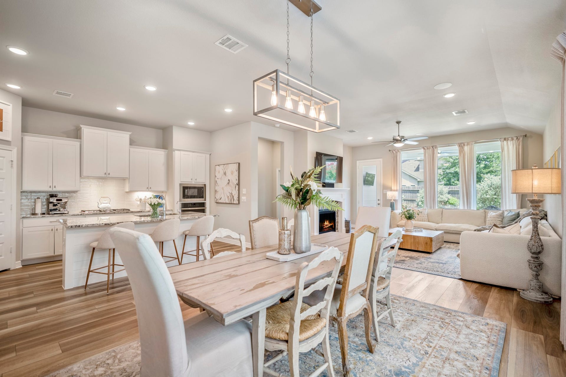 Open concept living with a natural flow for entertaining!