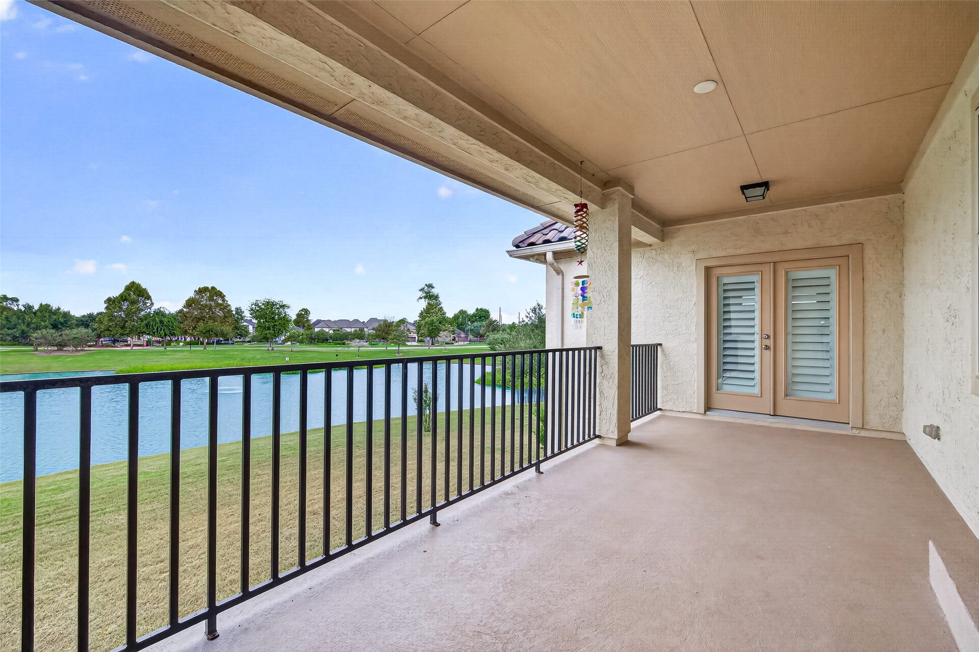 Balcony connected to gameroom and the primary suite