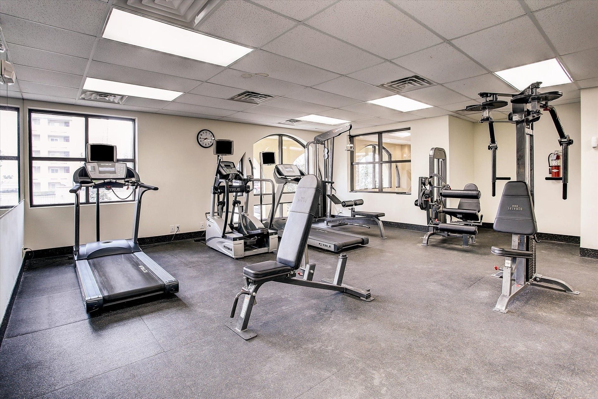 2203 Dorrington Street Street, #205, Houston, TX 77030 Gym accessible with key fob.