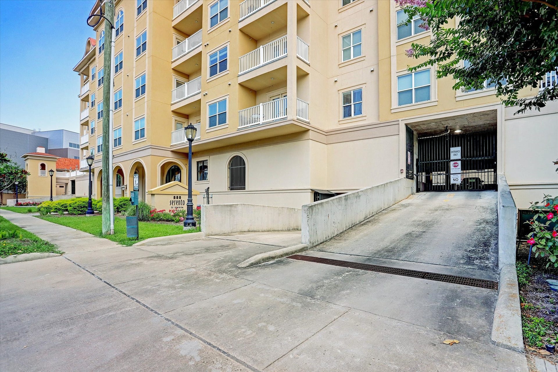 2203 Dorrington Street Street, #205, Houston, TX 77030 Secure garage with 2 assigned parking spots for the unit.