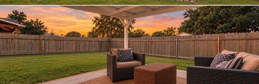 17302 S Yorkglen Drive, Houston, TX 77084 Sunsets on the back patio!