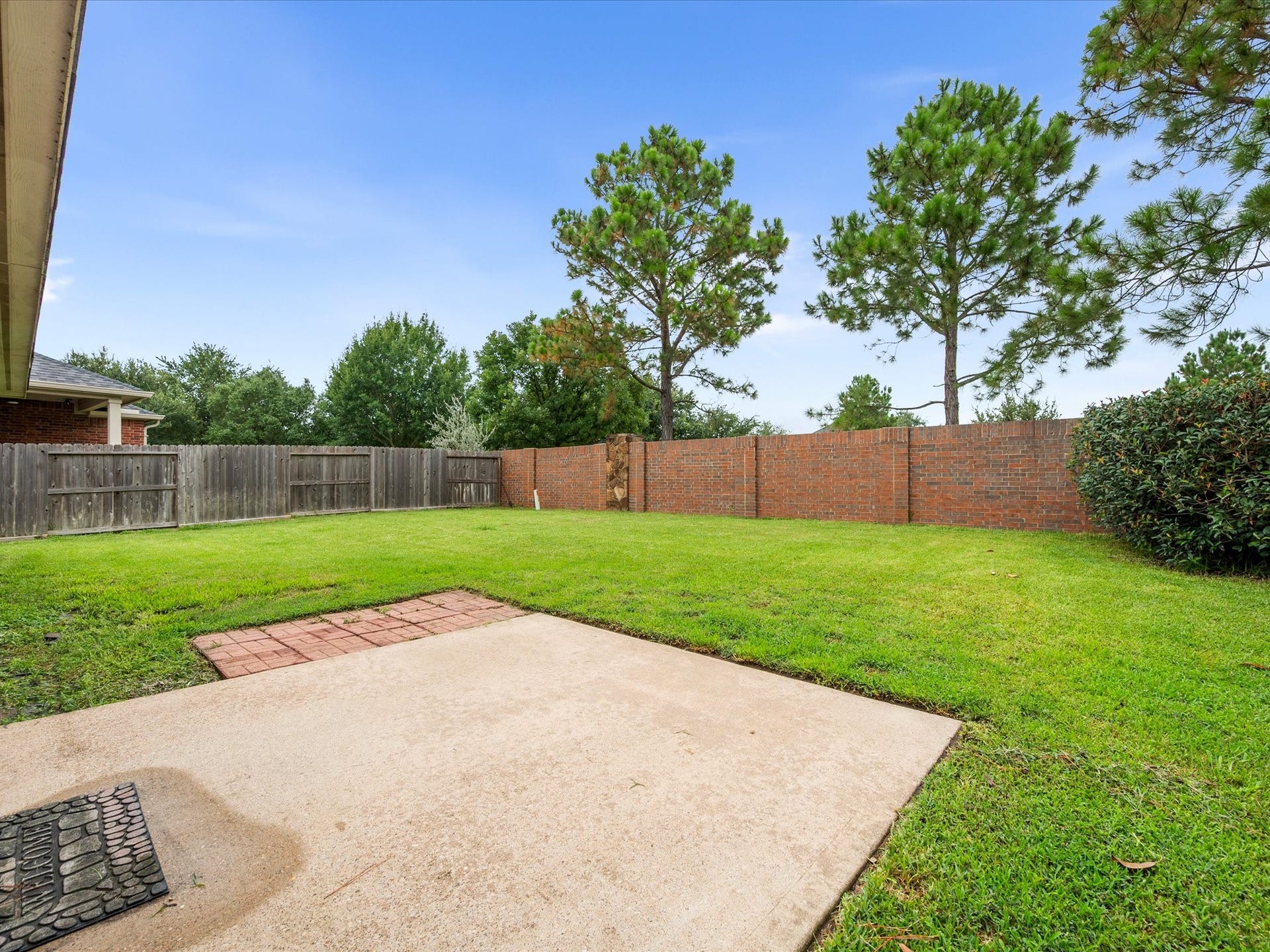 20118 Monarda Manor Court, Spring, TX 77379 The large fenced backyard offers plenty of space to enjoy outdoor activities, entertain guests, or create your own private retreat.