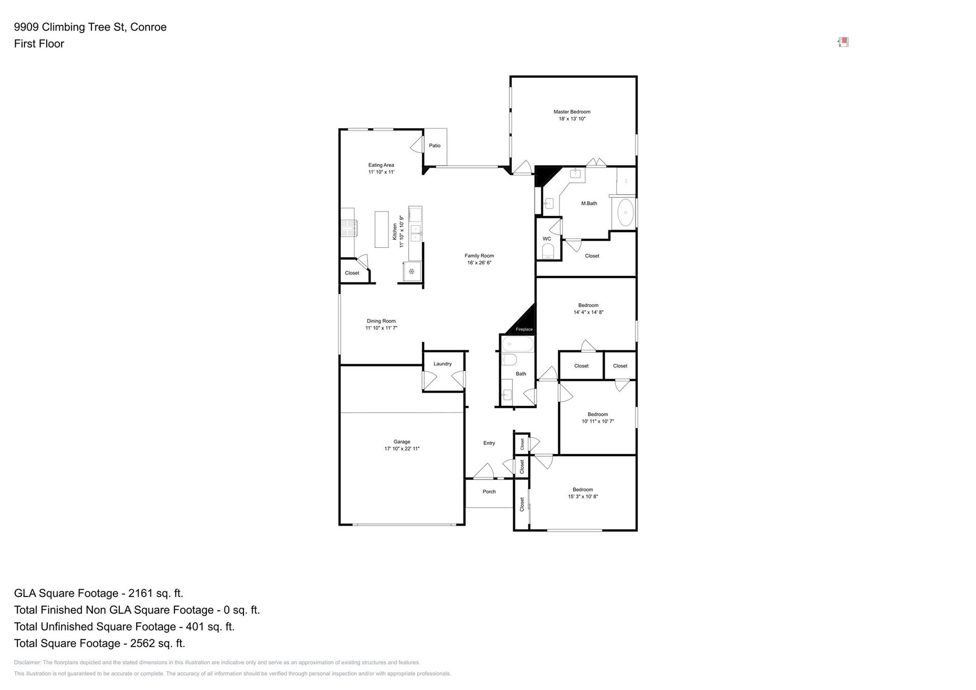 9909 Climbing Tree Street, Conroe, TX 77385 9909 Climbing Tree Street, Conroe, TX 77385