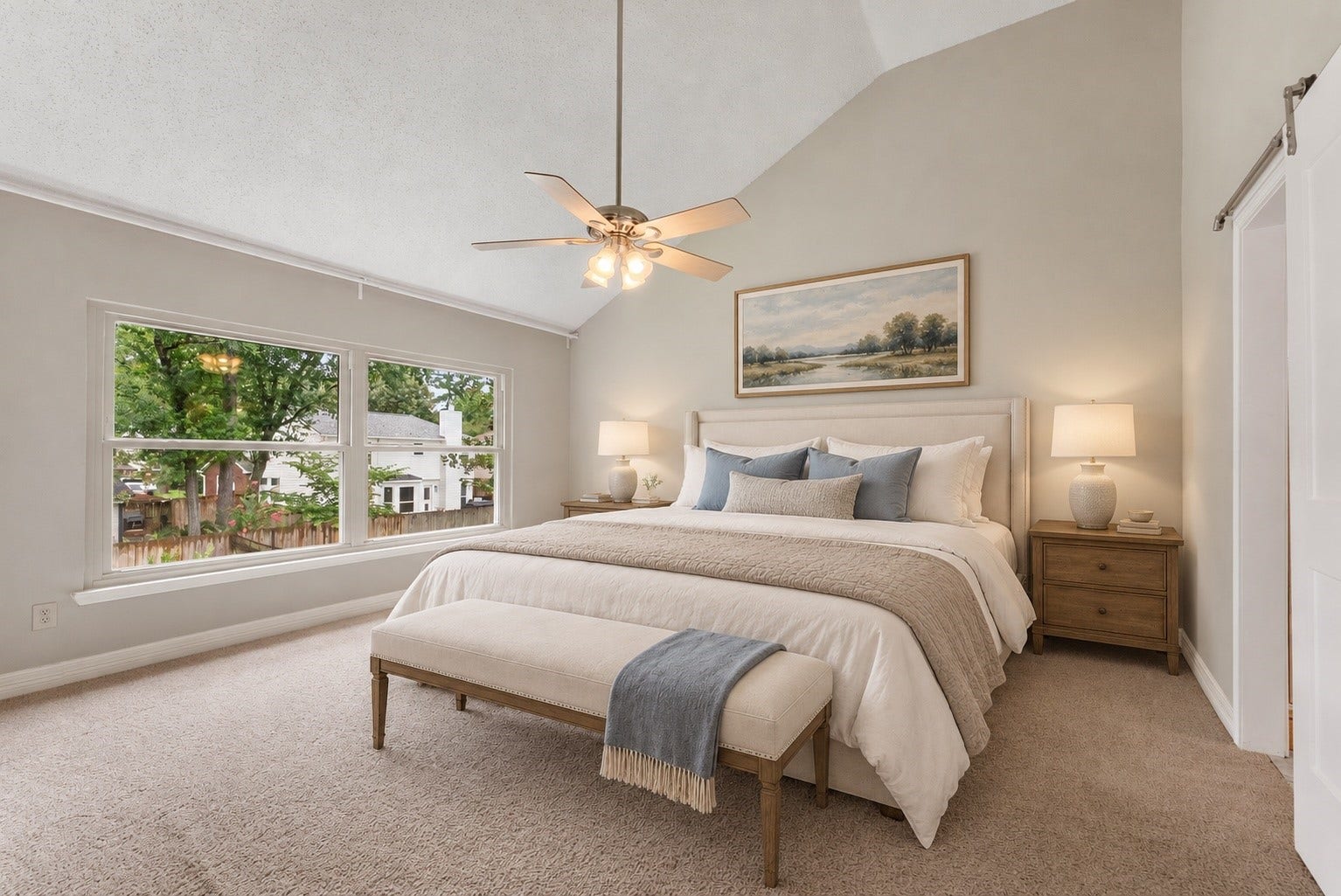27 W Stony Bridge Court, The Woodlands, TX 77381 Virtual Staged Living Room