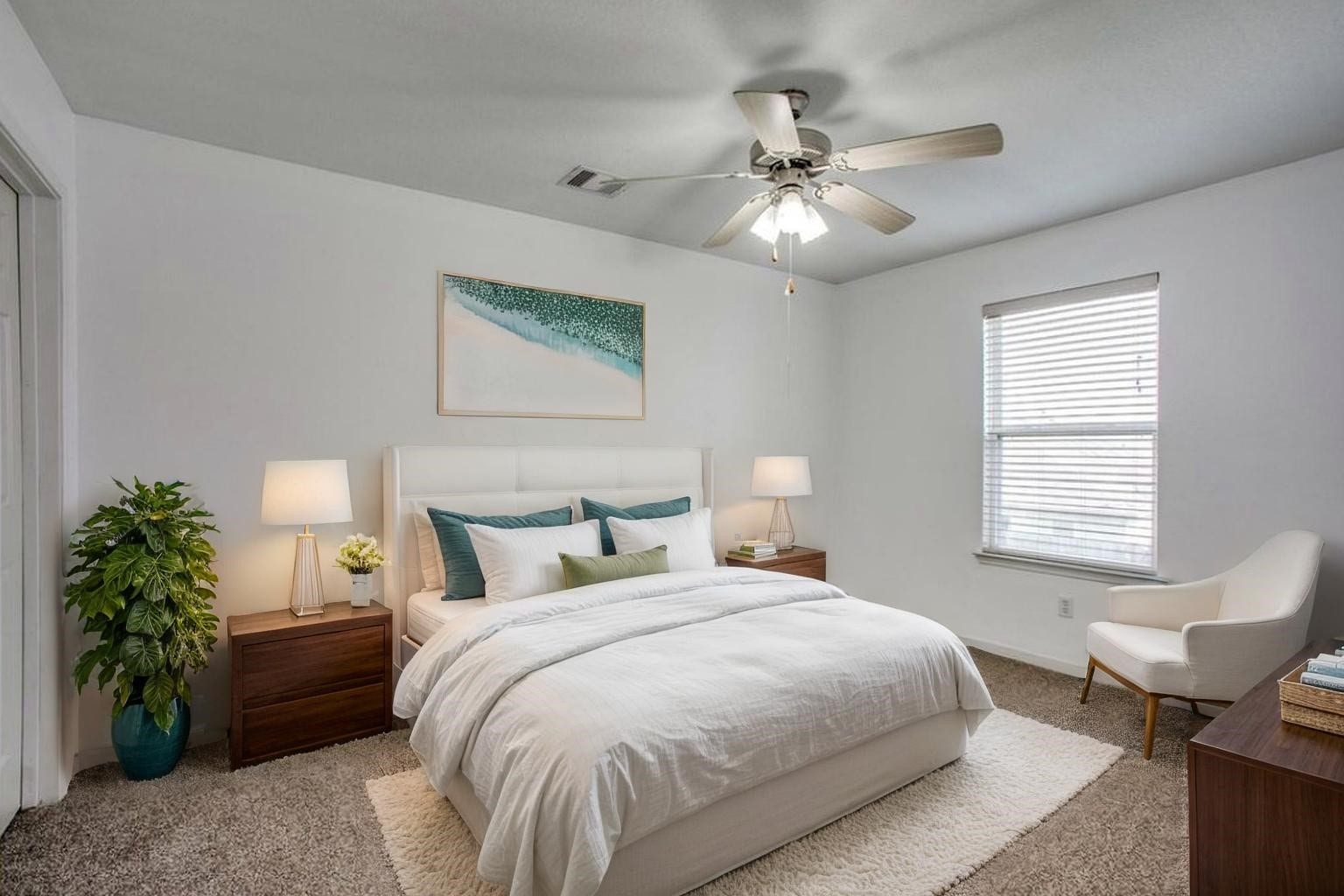 9907 Valance Way, Conroe, TX 77385 Bedroom 4 - Digitally staged