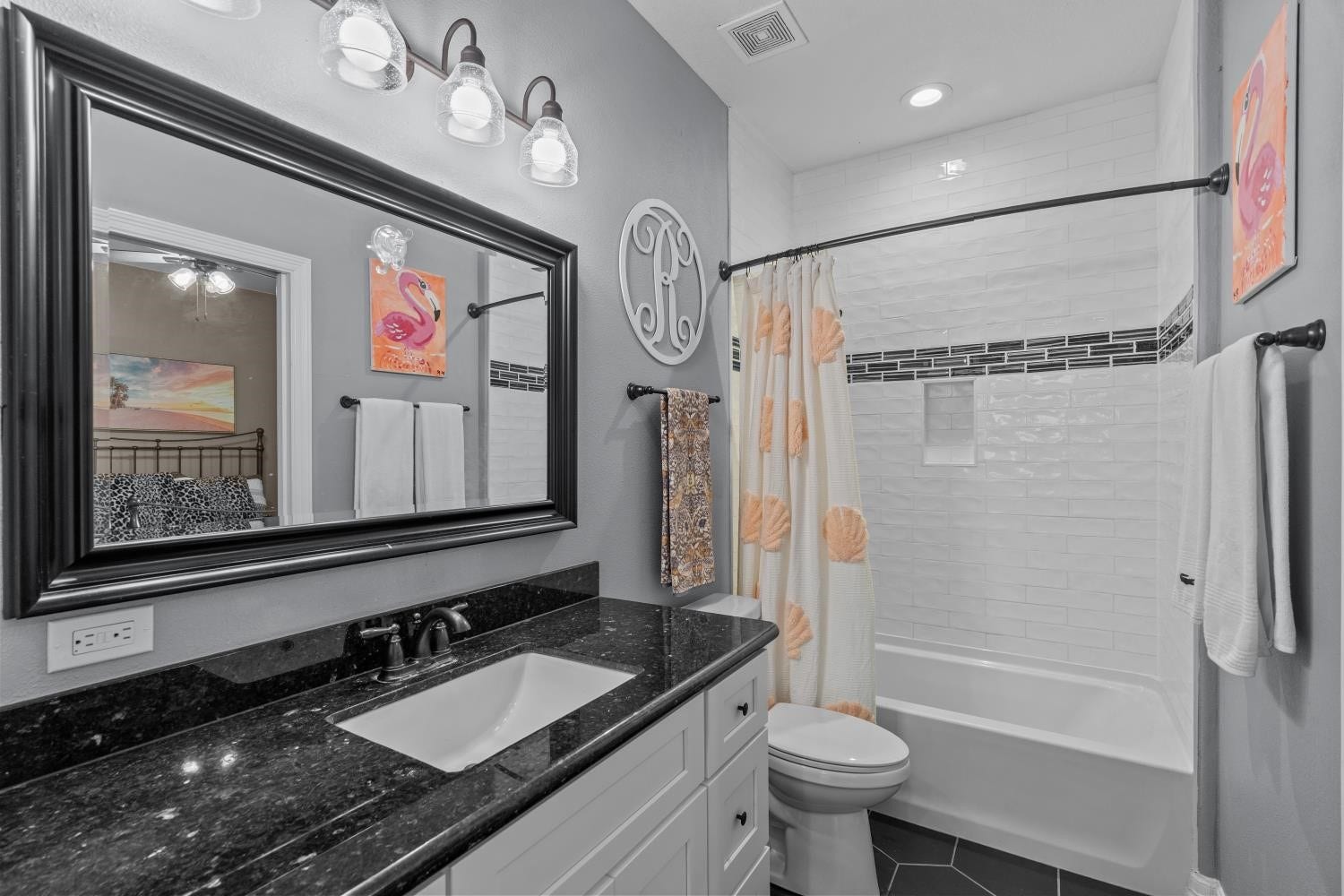 639 29th Street, San Leon, TX 77539 guest bathroom with stunning finishes