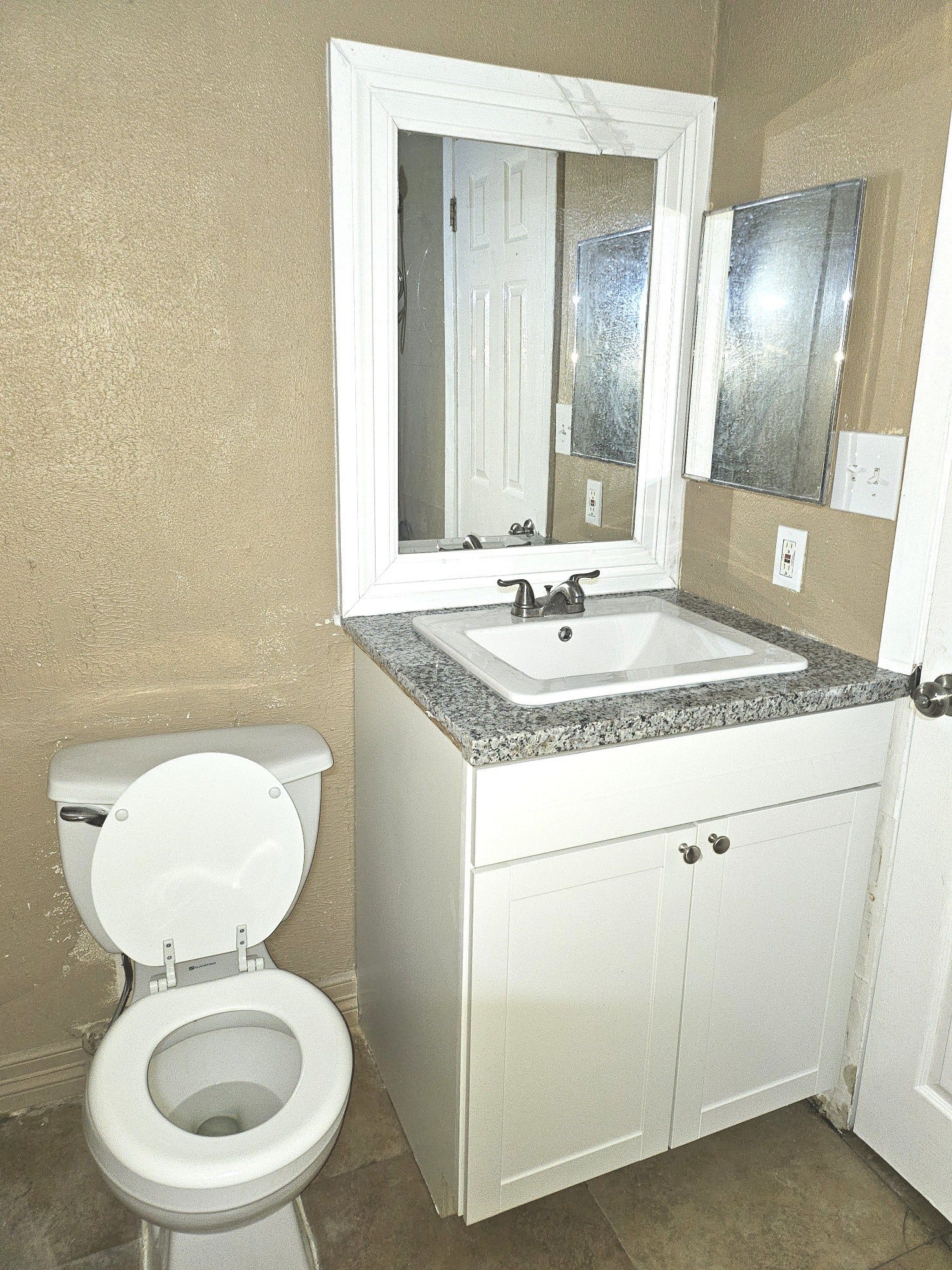 Master bathroom with tub