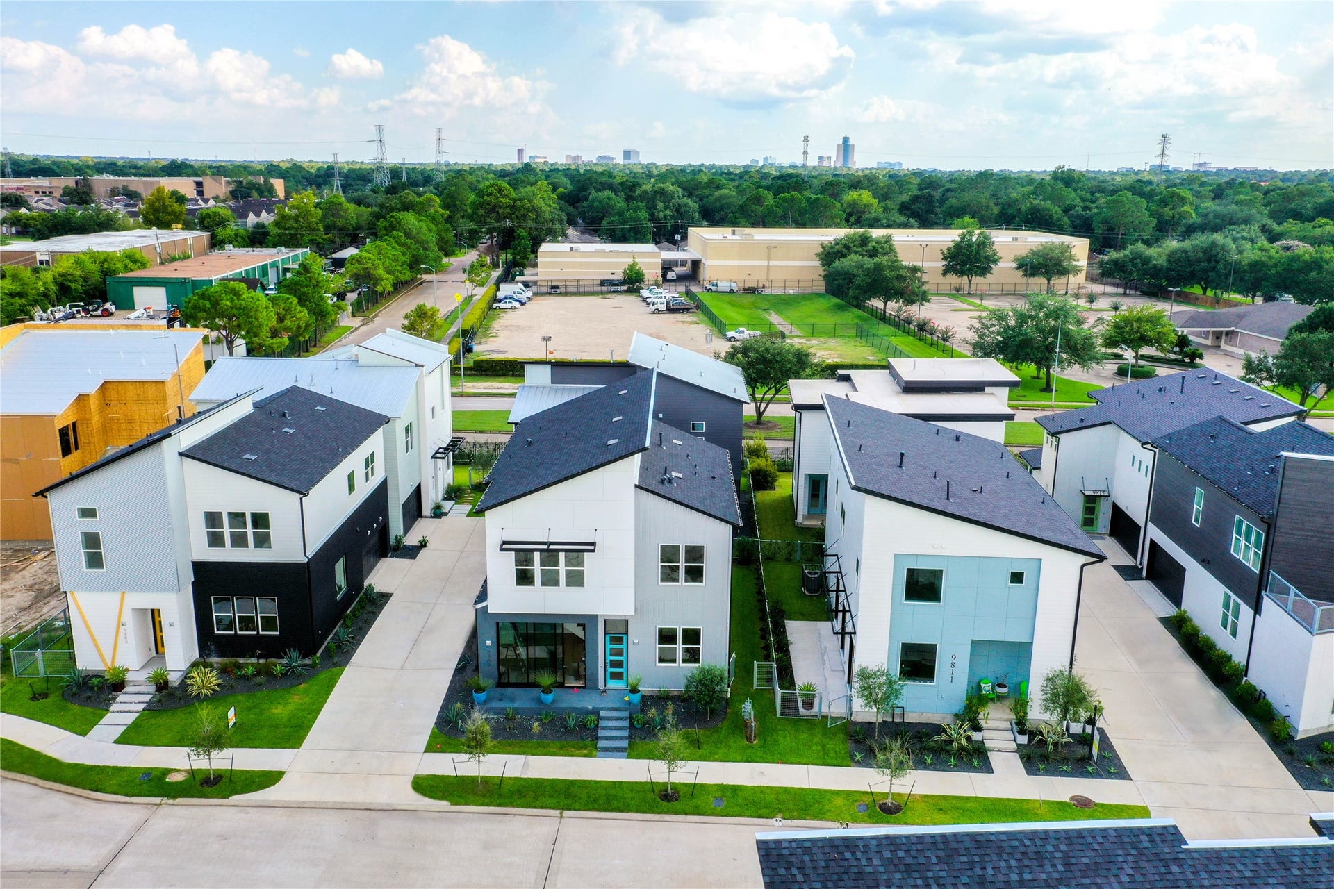3311 Cardinal Crest Lane, Houston, TX 77080 Aerial View. Anti-Cookie Cutter Designs