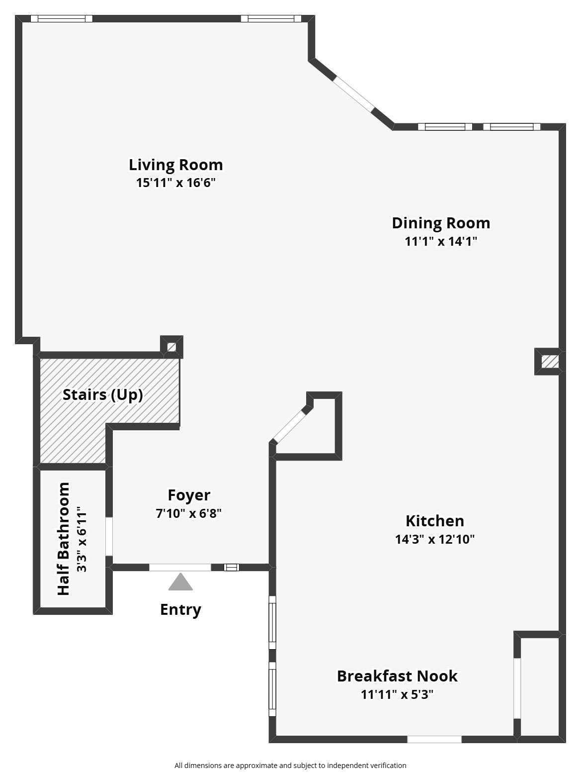34 Wintergreen Trail, The Woodlands, TX 77382 Floor Plan (first floor)