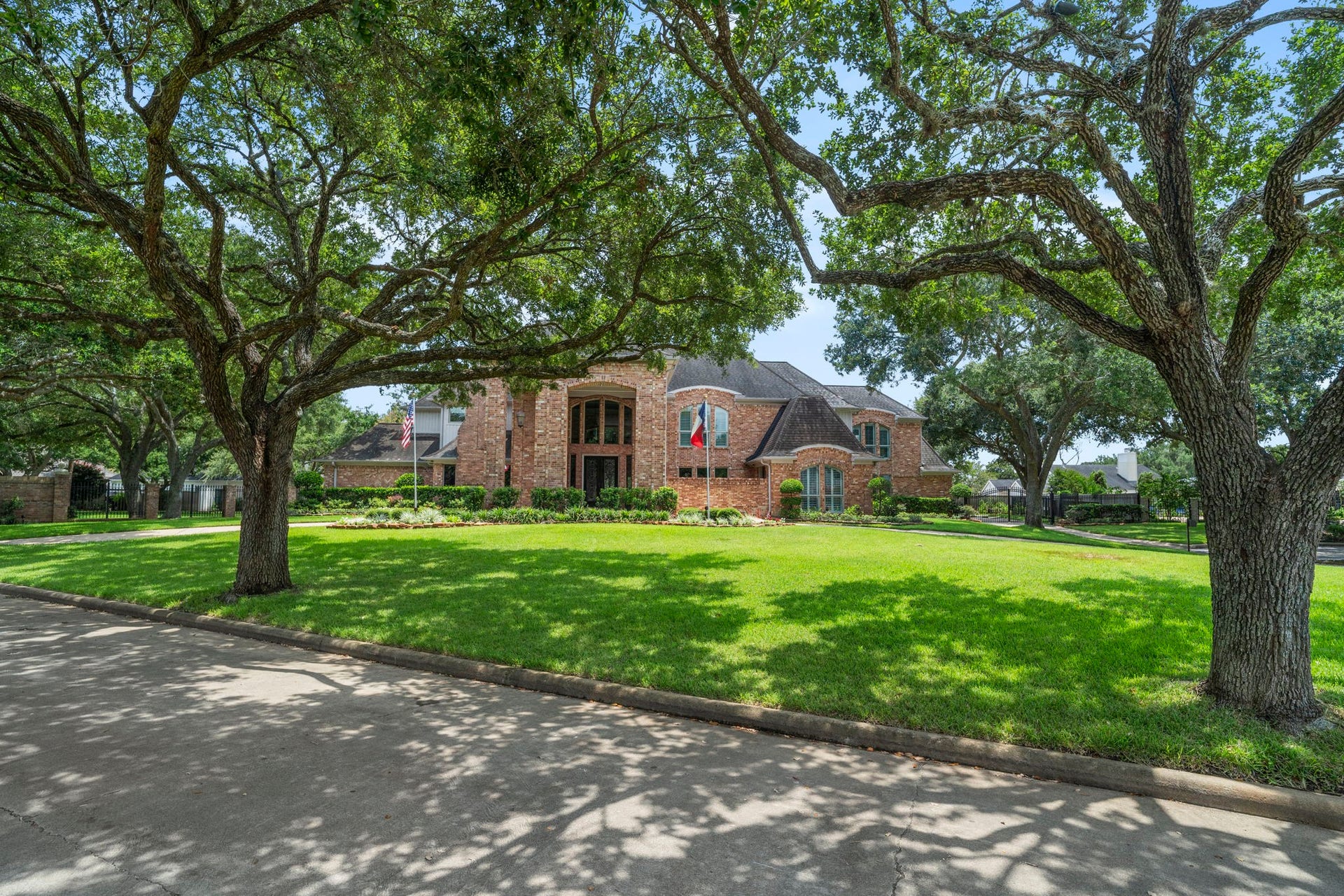 Nestled on over half an acre of beautifully landscaped grounds.