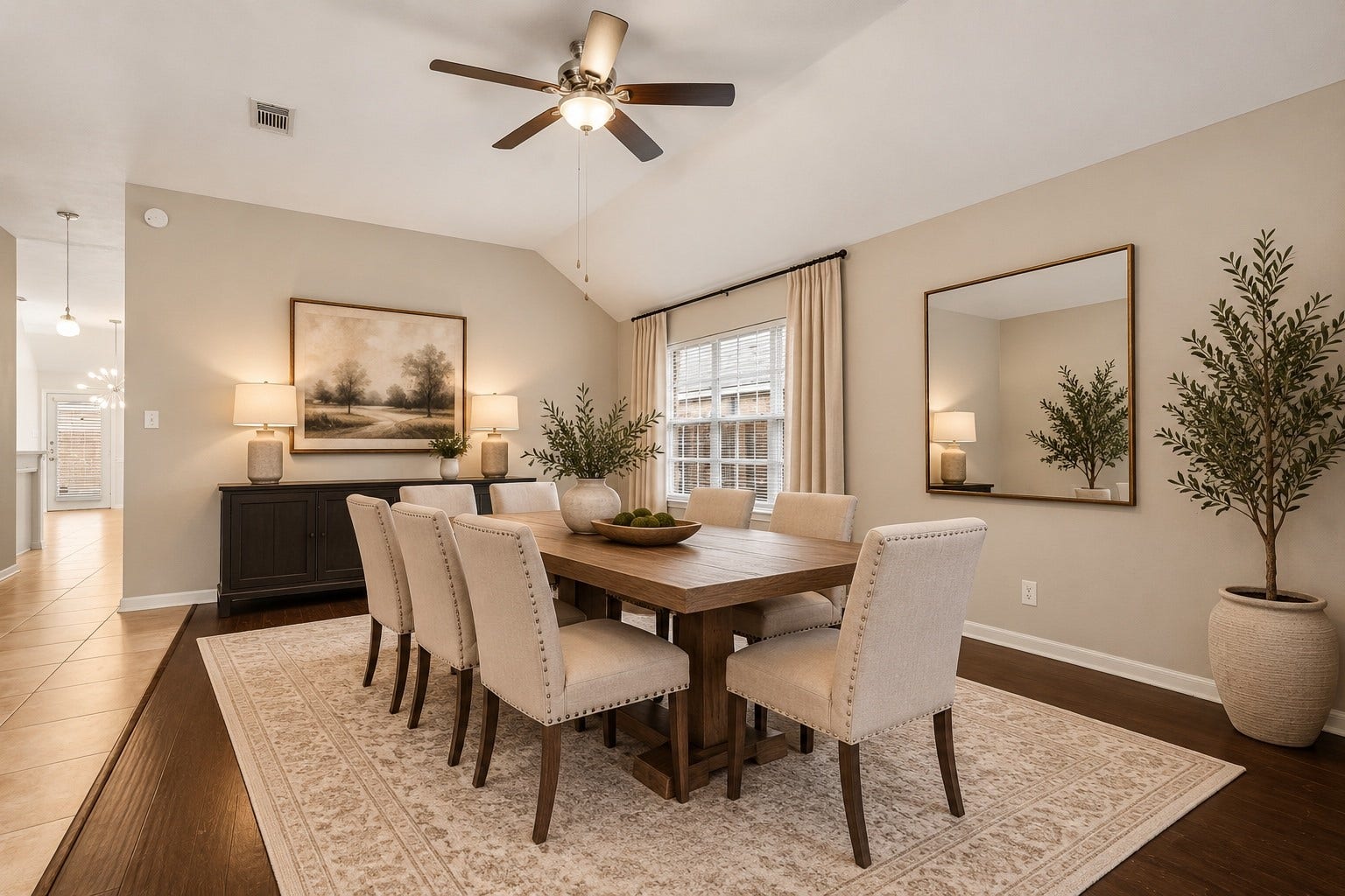 14319 Floret Estates Court, Cypress, TX 77429 A spacious formal dining room provides the perfect setting for entertaining or can serve as a flex space.