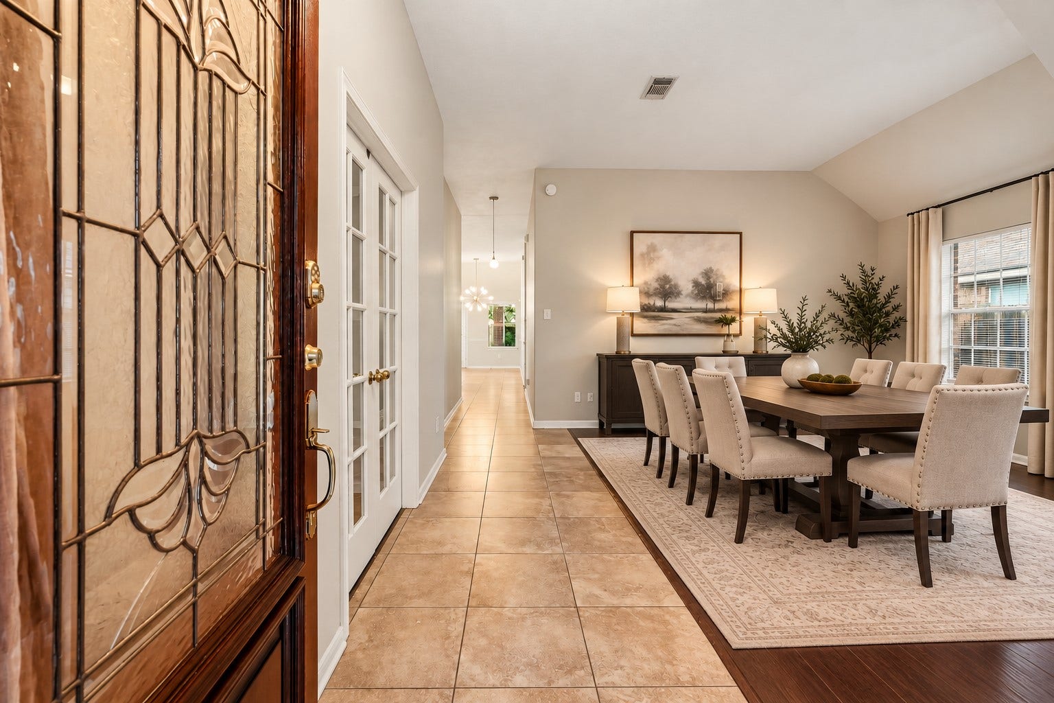 14319 Floret Estates Court, Cypress, TX 77429 A spacious formal dining room provides the perfect setting for entertaining or can serve as a flex space.