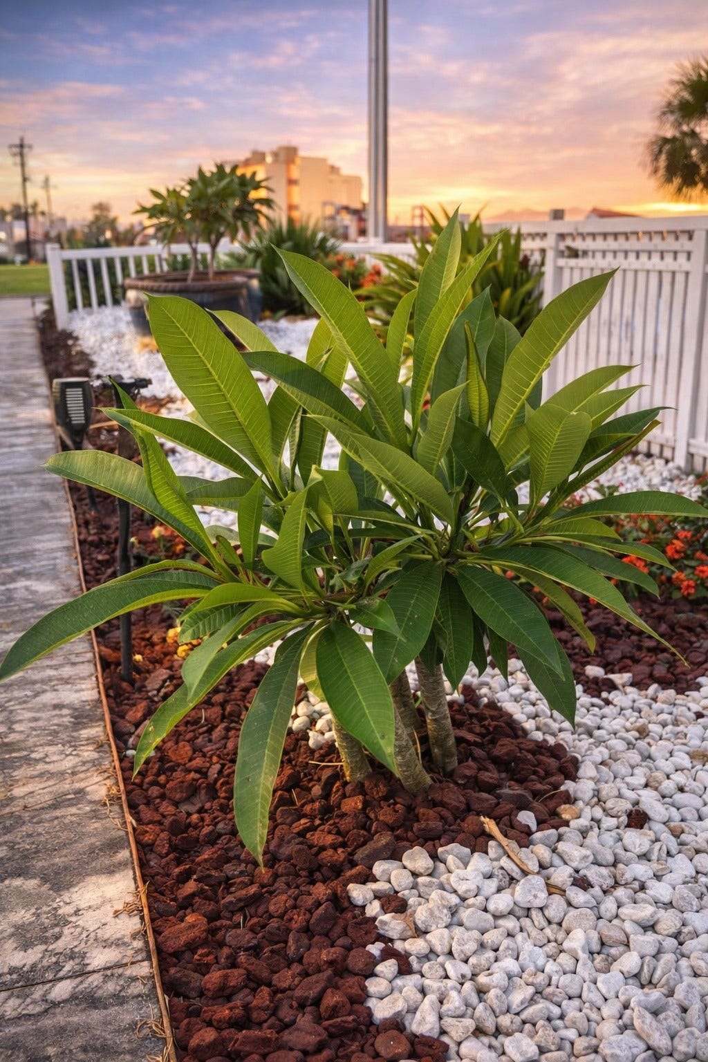431 Hana Drive, Tiki Island, TX 77554 Palm landscaping