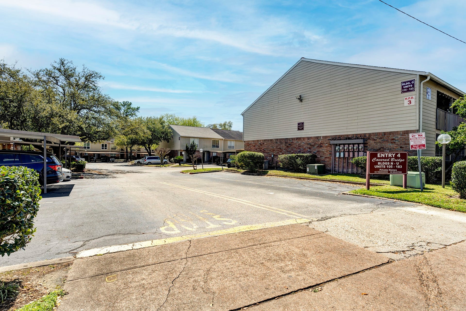 5005 Georgi Lane, #165, Houston, TX 77092 Entrance into community.