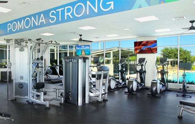 Whether you're starting your morning with an energizing workout or unwinding after a busy day, Pomona's well-equipped fitness center makes it easy to stay active without leaving your neighborhood.
