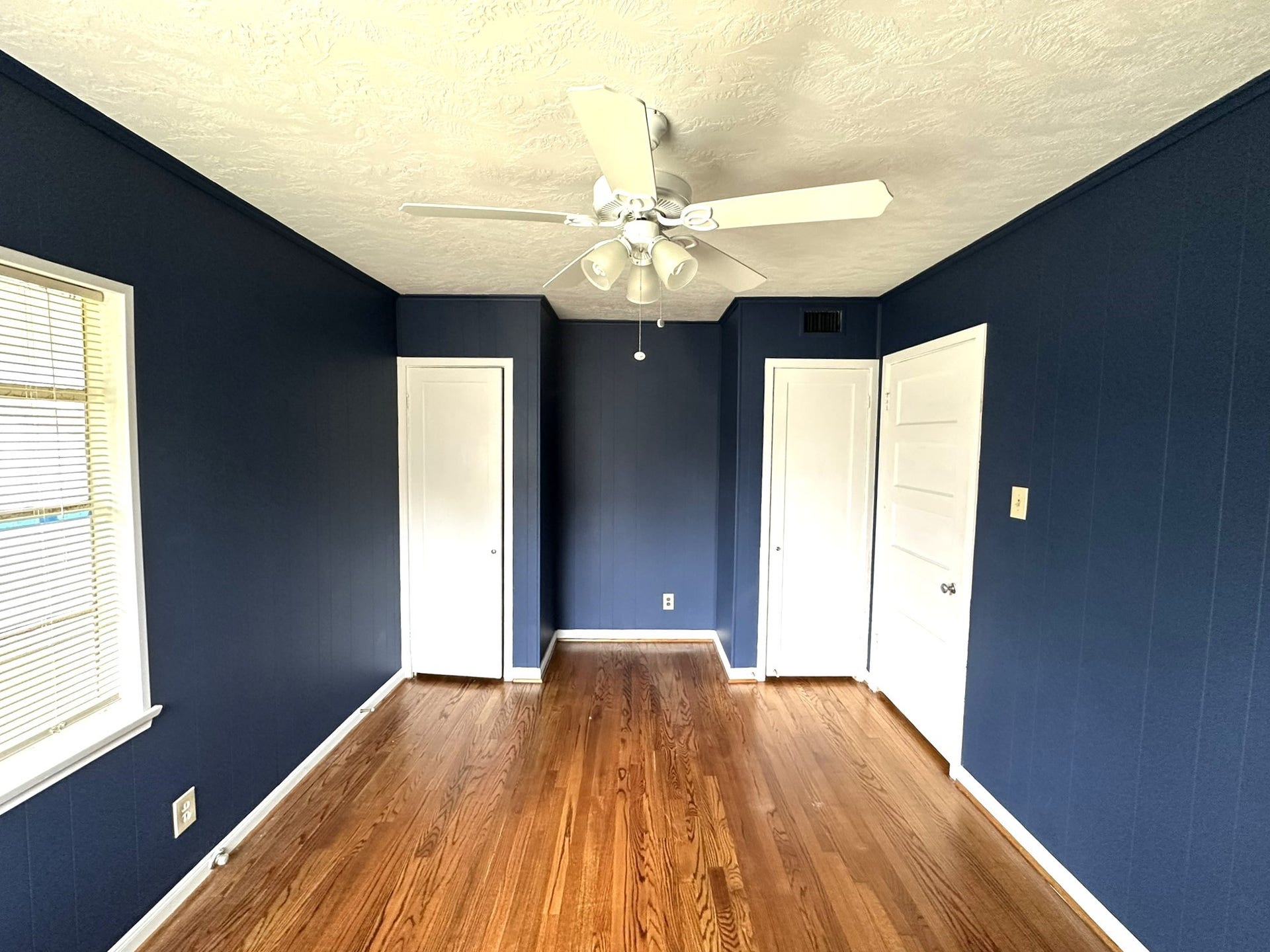 Dual closets and alcove in bedroom #3 as well.  Alcove would be perfect place for desk so that it does not take up space in room.