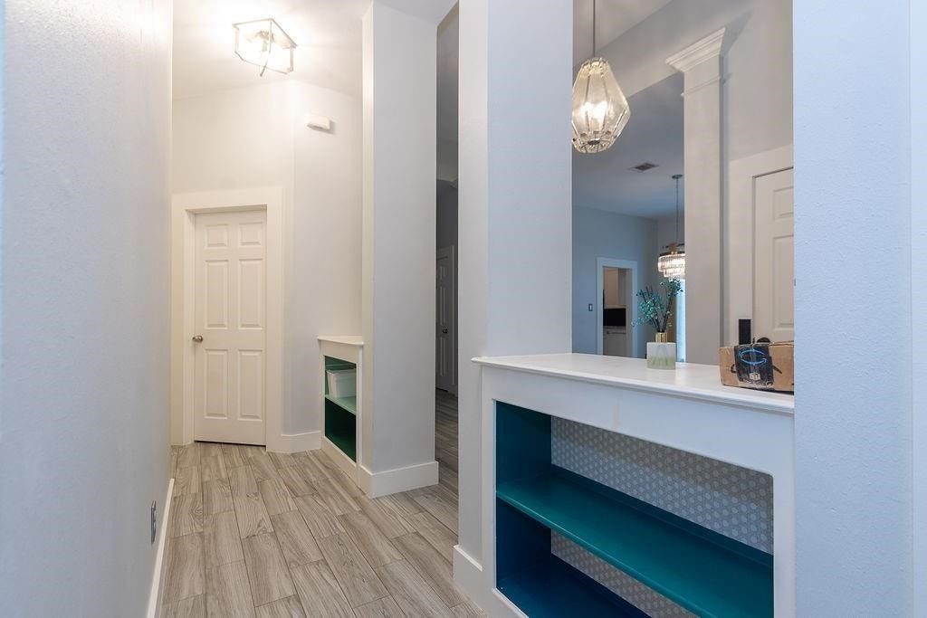 This house has ton s of storage throughout the house