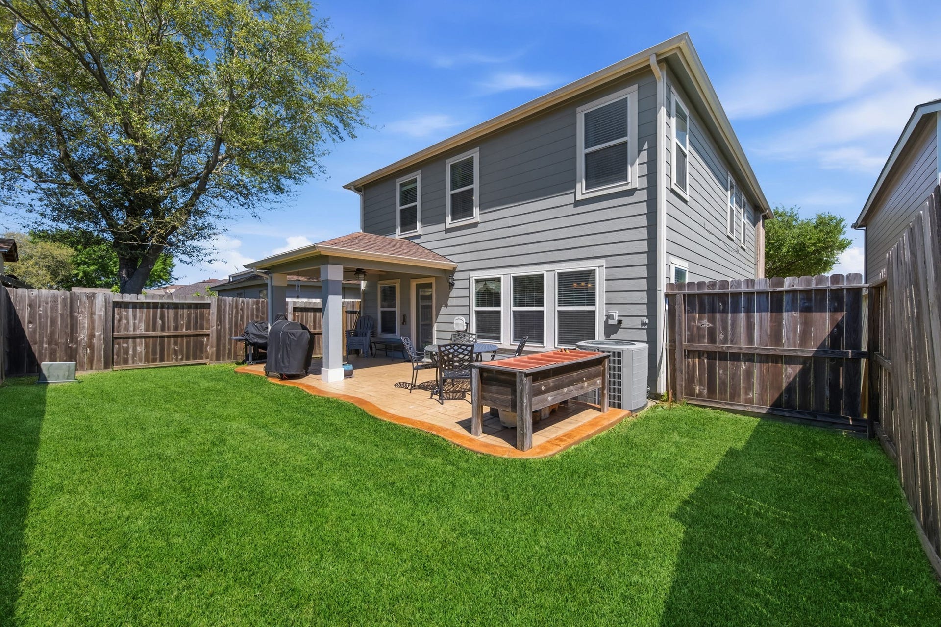 6615 Green Pear Lane, Houston, TX 77049 Back Patio