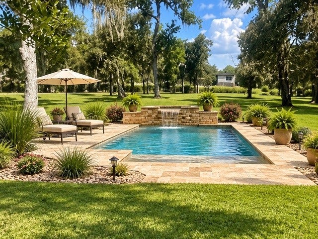 3689 County Road 851A, Brazoria, TX 77422 Staged with a Pool only.
