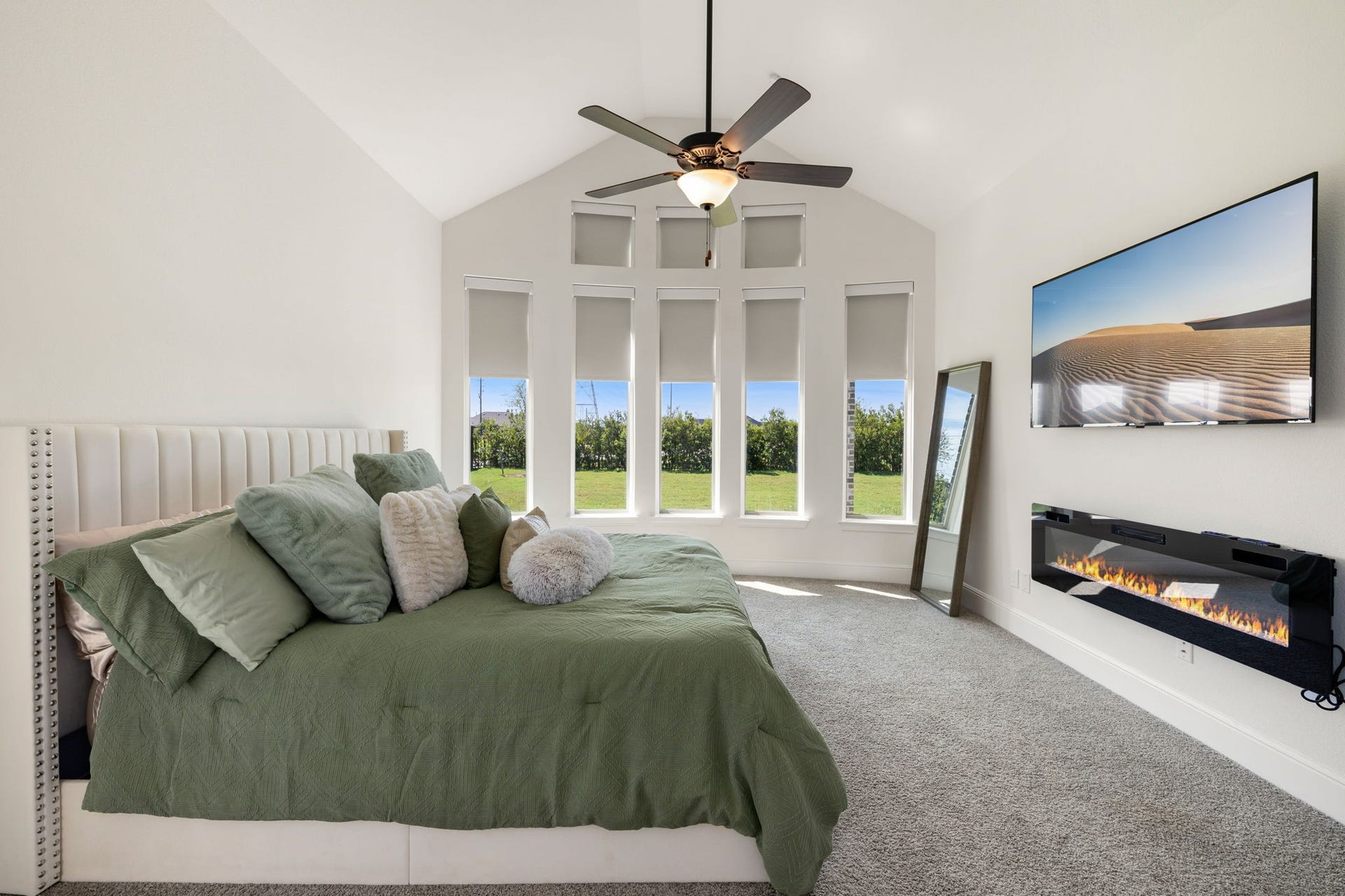 6903 Shoreline View Drive, Katy, TX 77493 Modern electric fireplace for cozy ambiance!