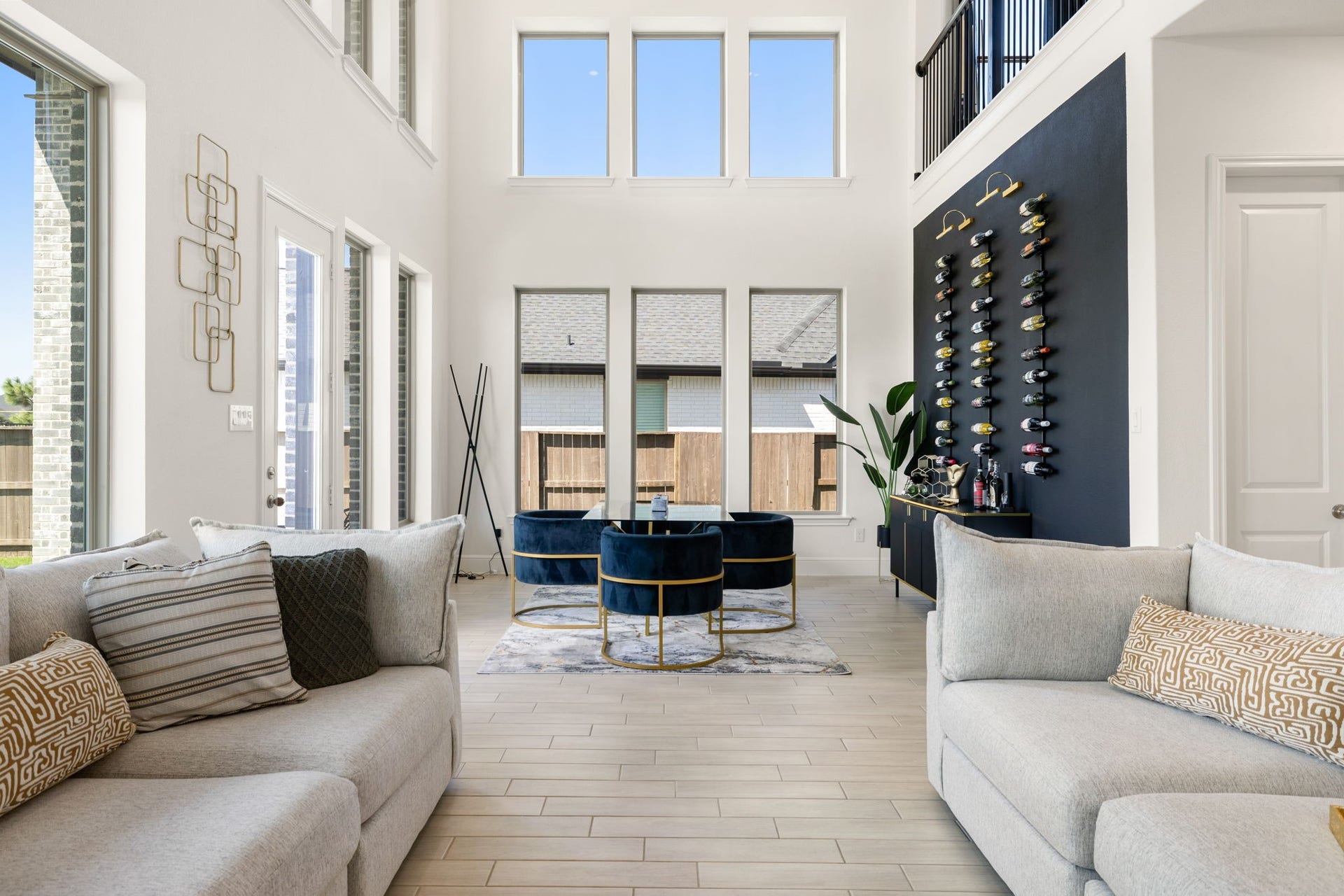 6903 Shoreline View Drive, Katy, TX 77493 Experience luxury living in this spacious, light-filled living area with high ceilings!
