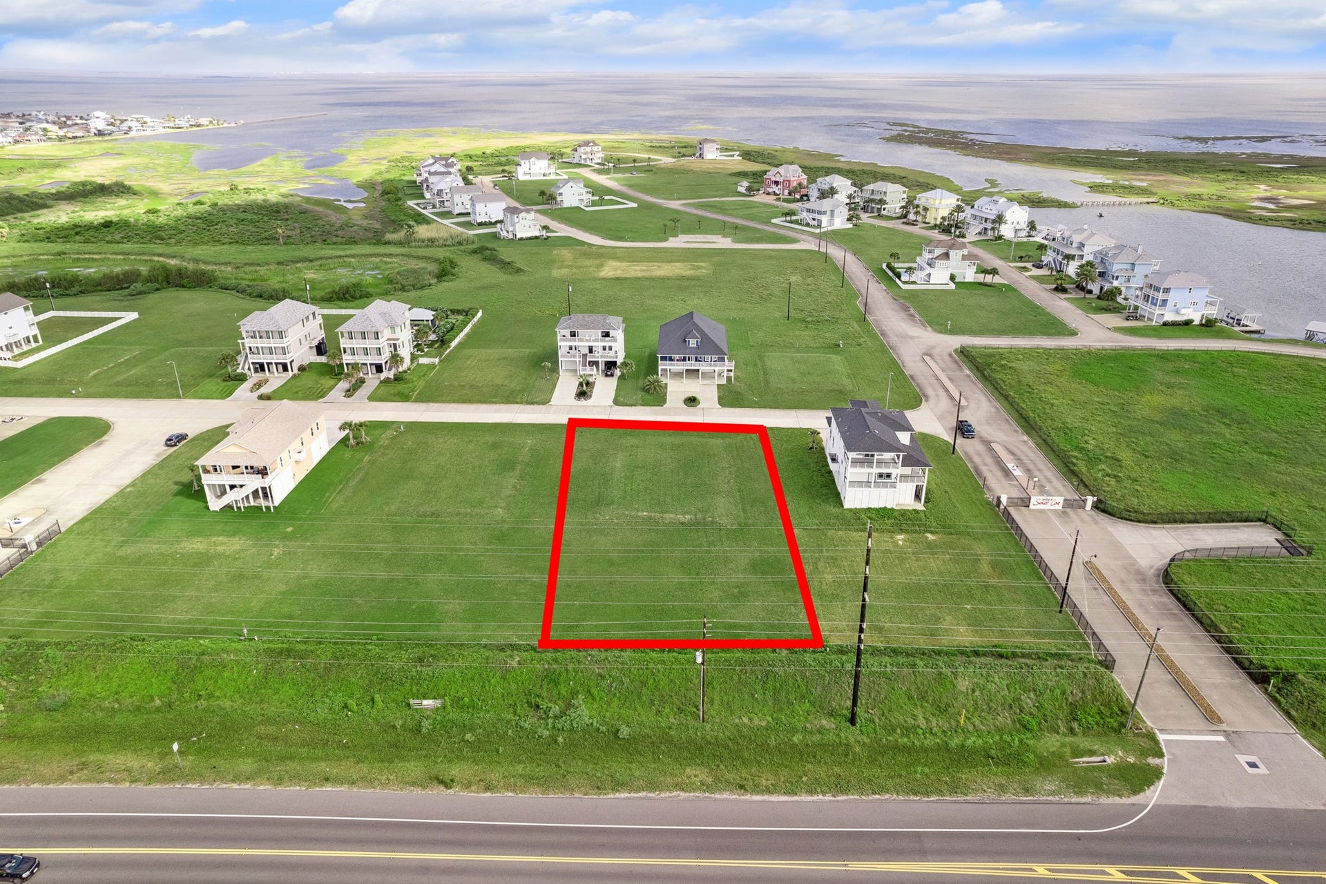 21205 Scissor Tail Lane, Galveston, TX 77554 Surrounded by elevated beach houses, the setting blends privacy with a true sense of community.