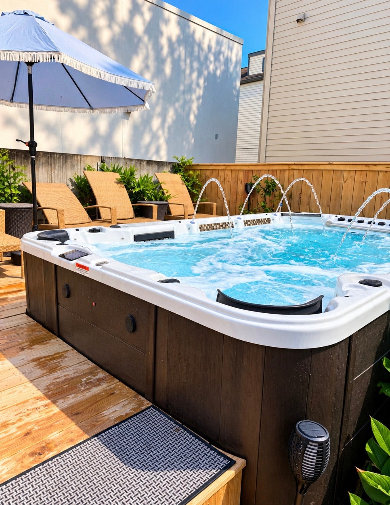 542 Granberry Street, Houston, TX 77007 Cold and Hot tub.