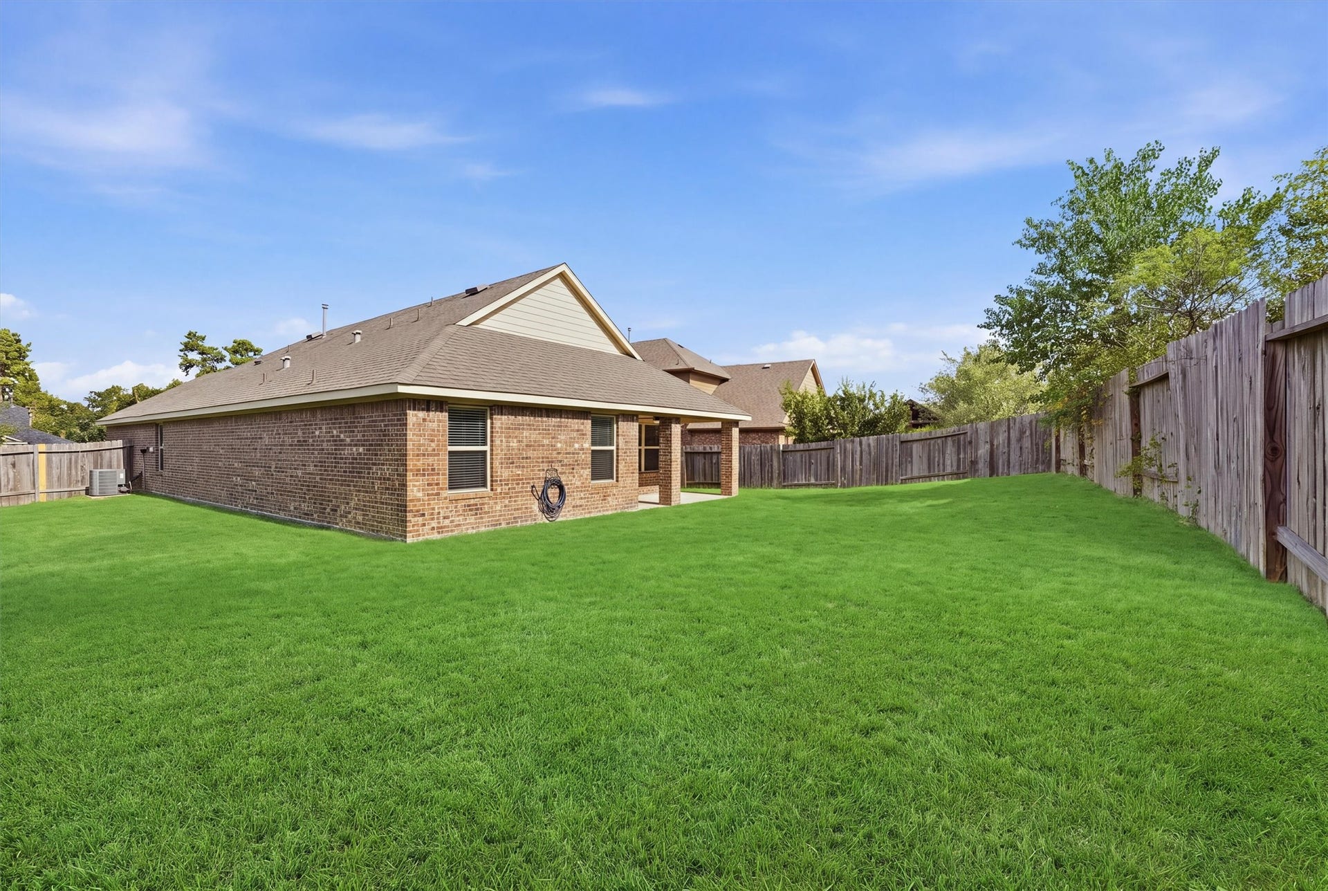 22093 Sun Haven Lane, Porter, TX 77365 Backyard views.
