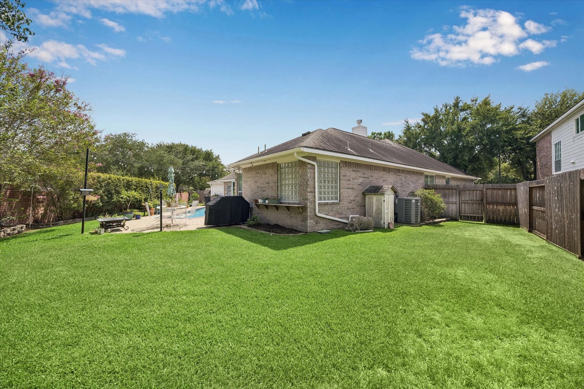 11615 Agate Canyon Lane, Houston, TX 77095 And because of the prime lot, this home has plenty of green space.