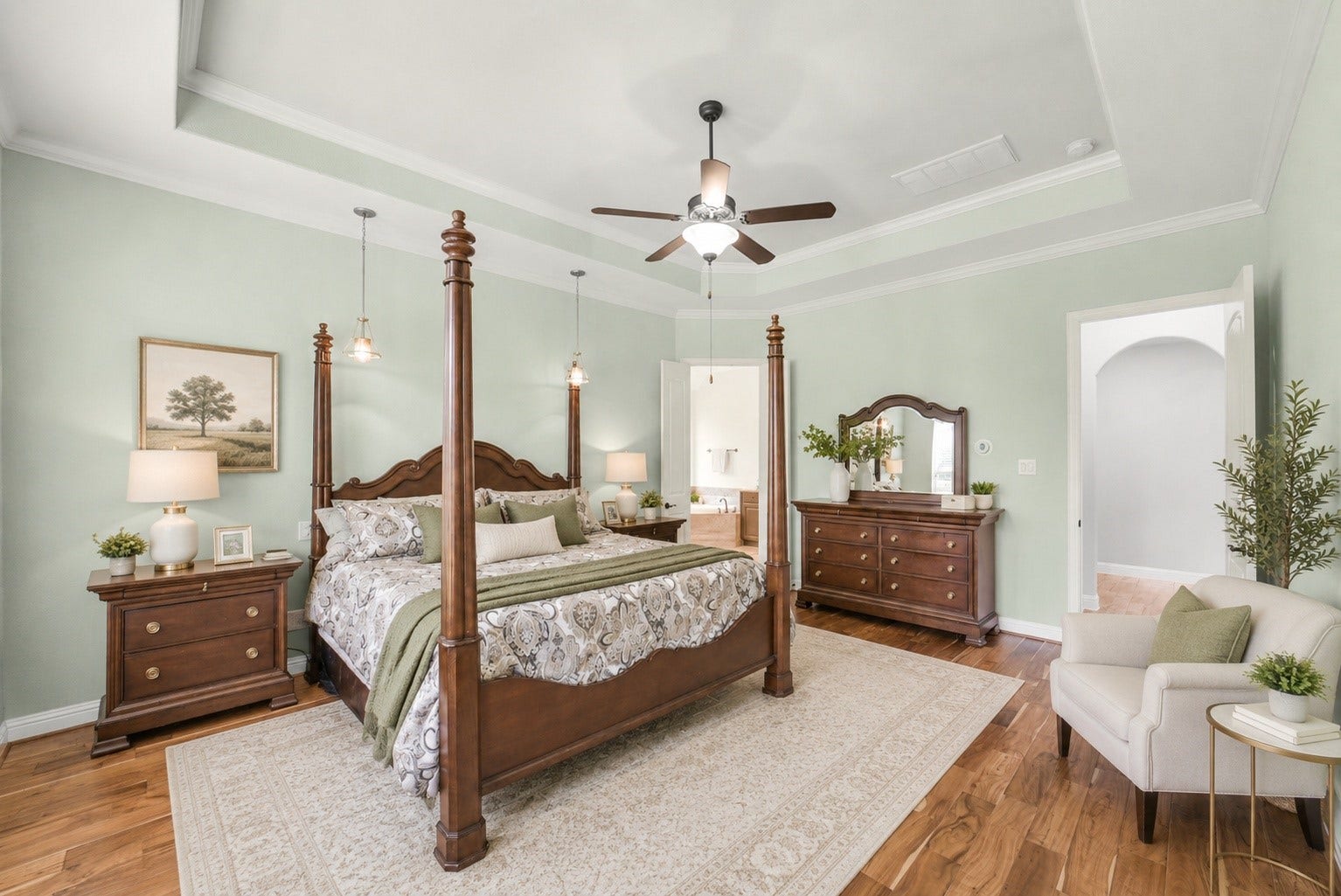 21011 Atascocita Point Drive, Humble, TX 77346 Staged Primary Bedroom