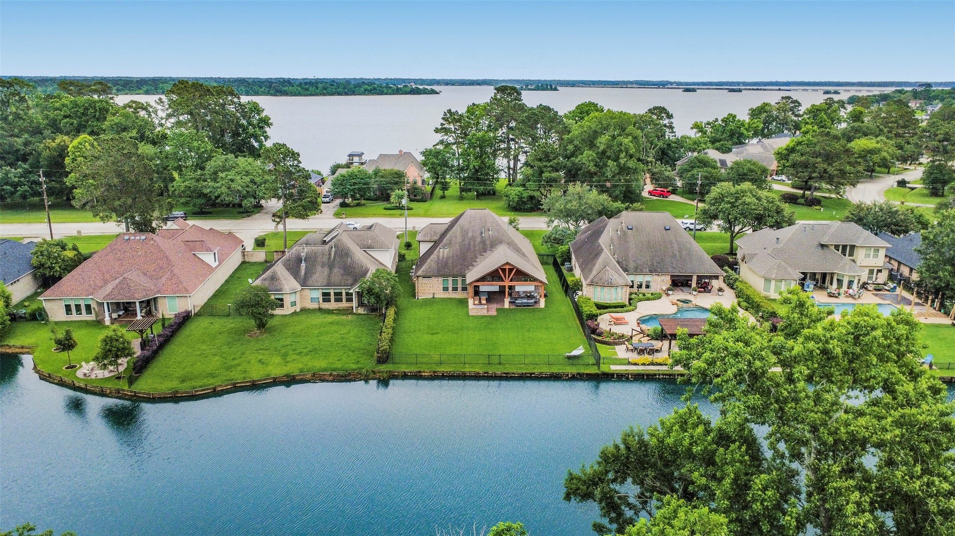 21011 Atascocita Point Drive, Humble, TX 77346 Fantastic views in the front and backyard.