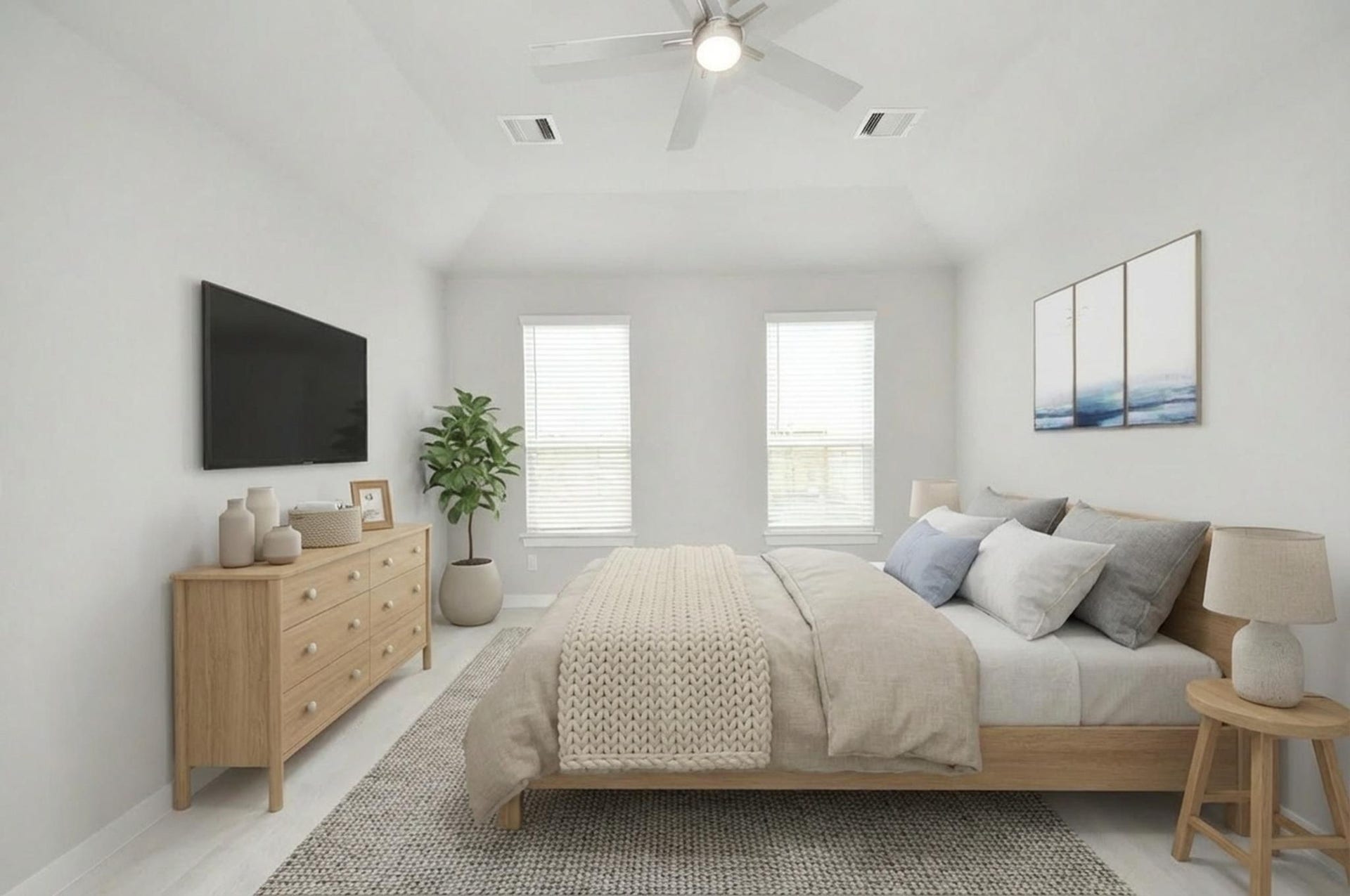 15315 Geranium Field Drive, Houston, TX 77044 Virtually Staged - Primary Bedroom. Sample photo of completed home with similar floor plan. Actual colors and selections may vary.