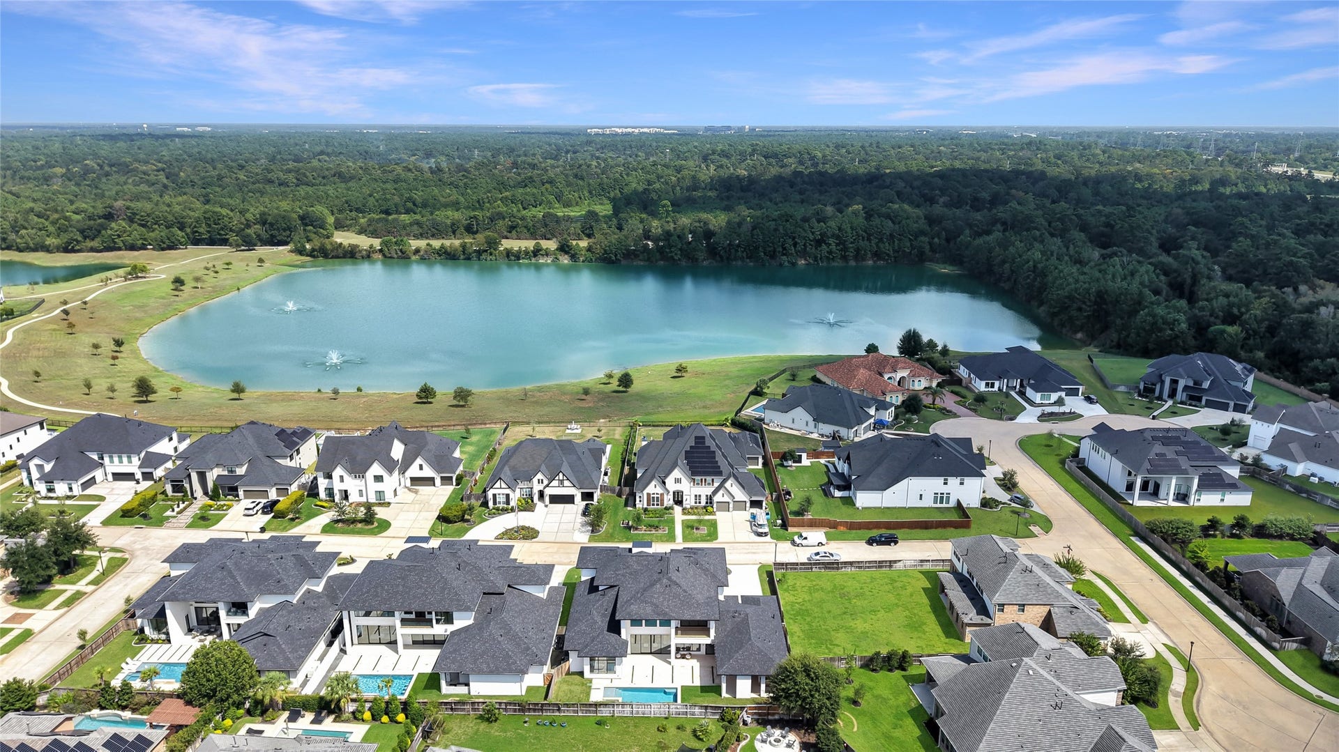 This private, gated community features three lakes, plenty of trails, and more than 70 acres of preserved natural landscape. It is a one-of-a kind boutique community.