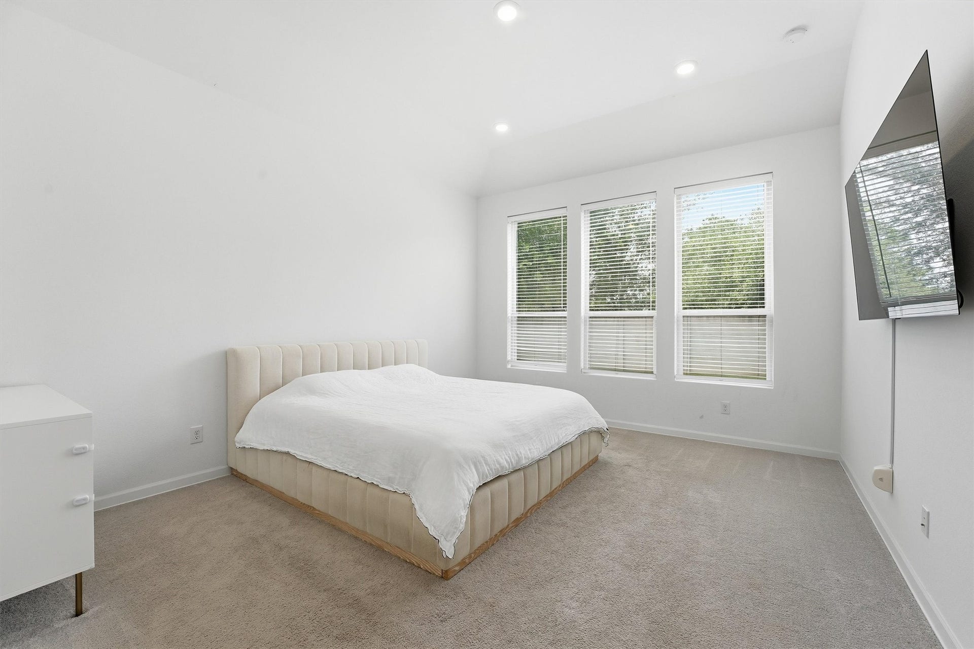 Private Owner's retreat positioned separately from the secondary bedrooms in this thoughtfully designed split floor plan.