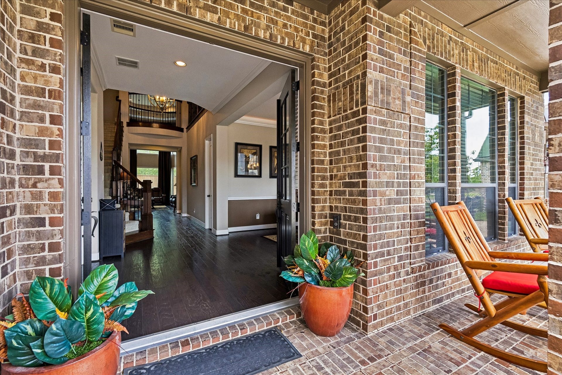 17427 Stonebrook Run Court, Tomball, TX 77375 Step inside and the home begins to unfold, with a long sightline drawing you through the main level while each space maintains its own purpose.