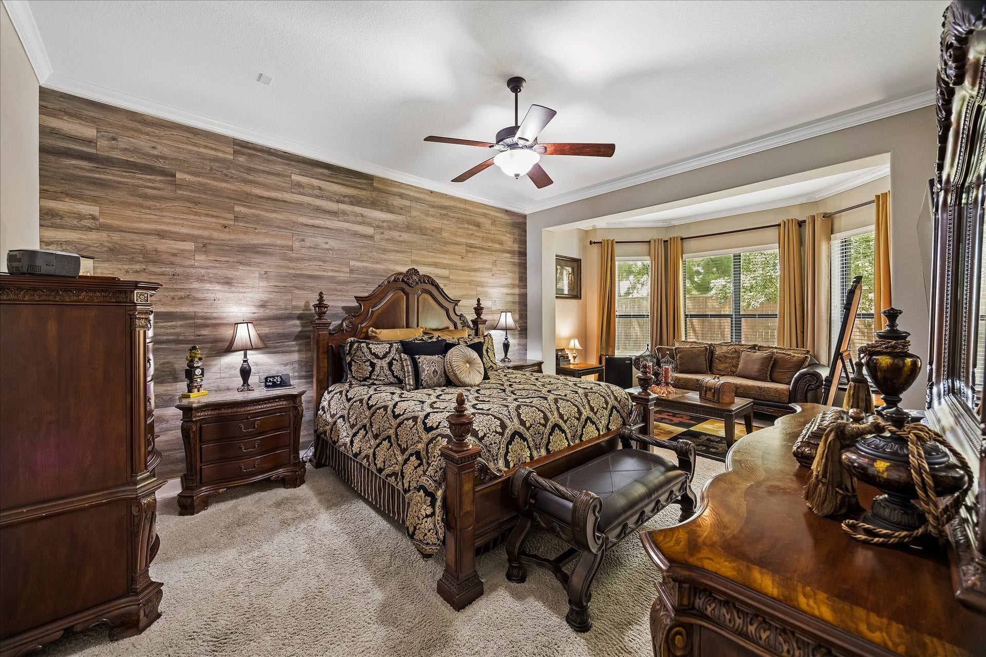 17427 Stonebrook Run Court, Tomball, TX 77375 The primary suite feels intentionally removed from the busier parts of the home, creating a place to retreat at the end of the day rather than simply another bedroom.