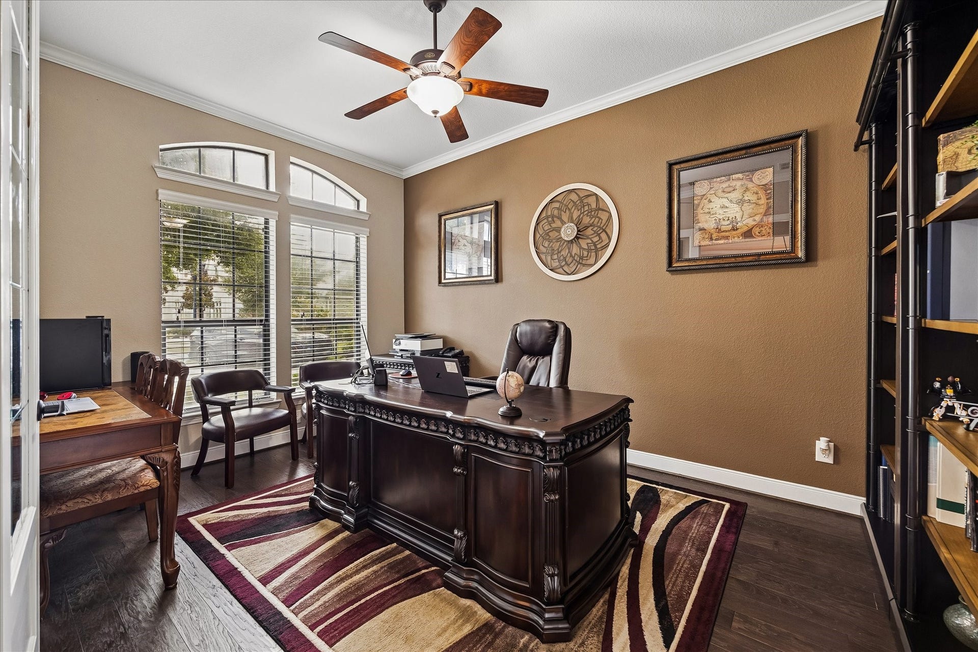 17427 Stonebrook Run Court, Tomball, TX 77375 Work has a place of its own here. Close the doors when the workday ends and keep the rest of home feeling like home.