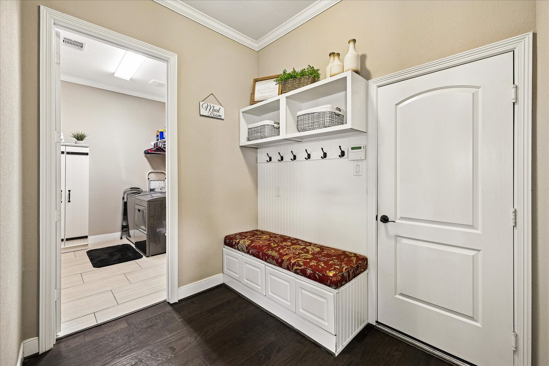 17427 Stonebrook Run Court, Tomball, TX 77375 Bags, shoes, backpacks and the things you're always looking for on the way out finally have a designated landing spot.