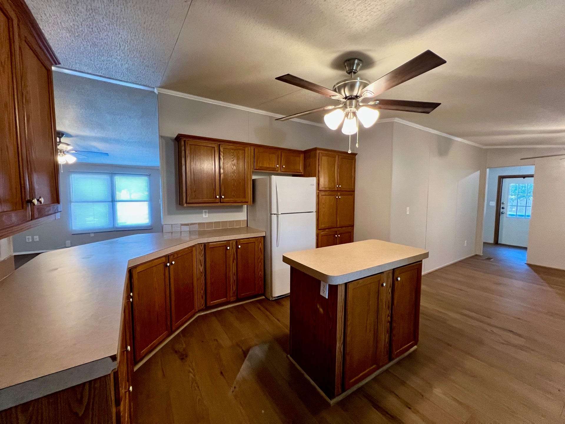 16128 Lone Star Ranch Drive, Conroe, TX 77302 Kitchen opens to living room.