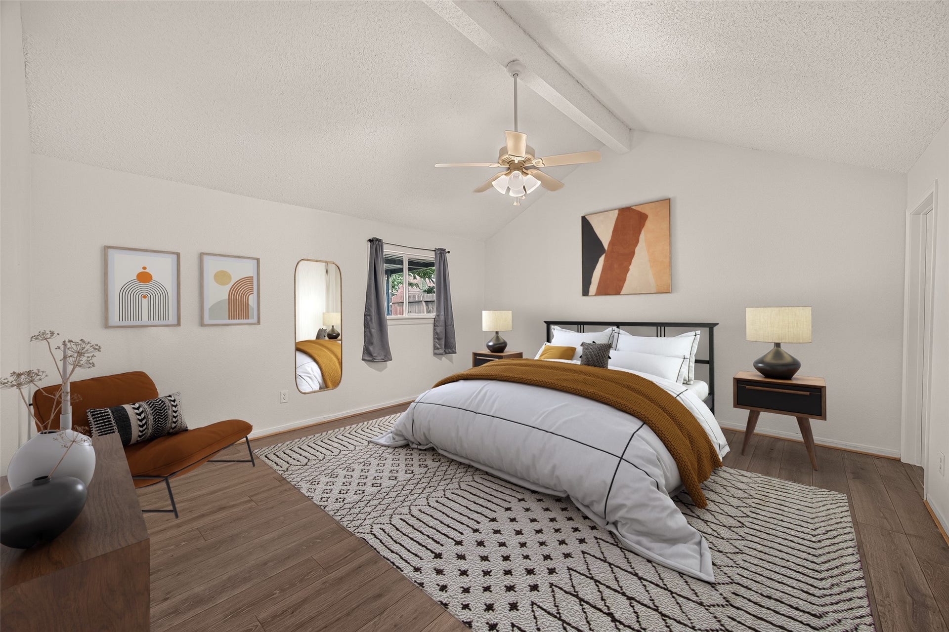 12838 Ashford Knolls Drive, Houston, TX 77082 Master Bedroom - AI generated photo