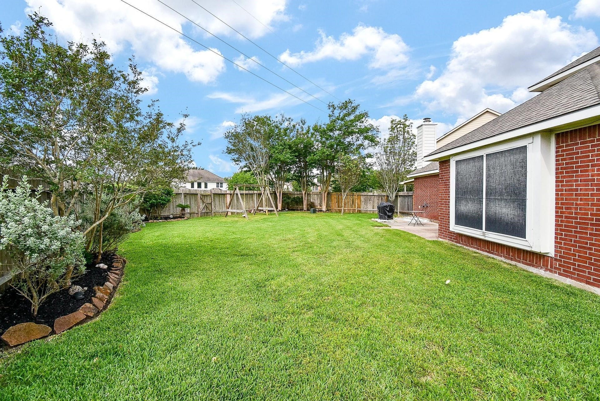 1727 Maryvale Drive, Katy, TX 77494 With this size yard you could add a pool or create your dream outdoor space.