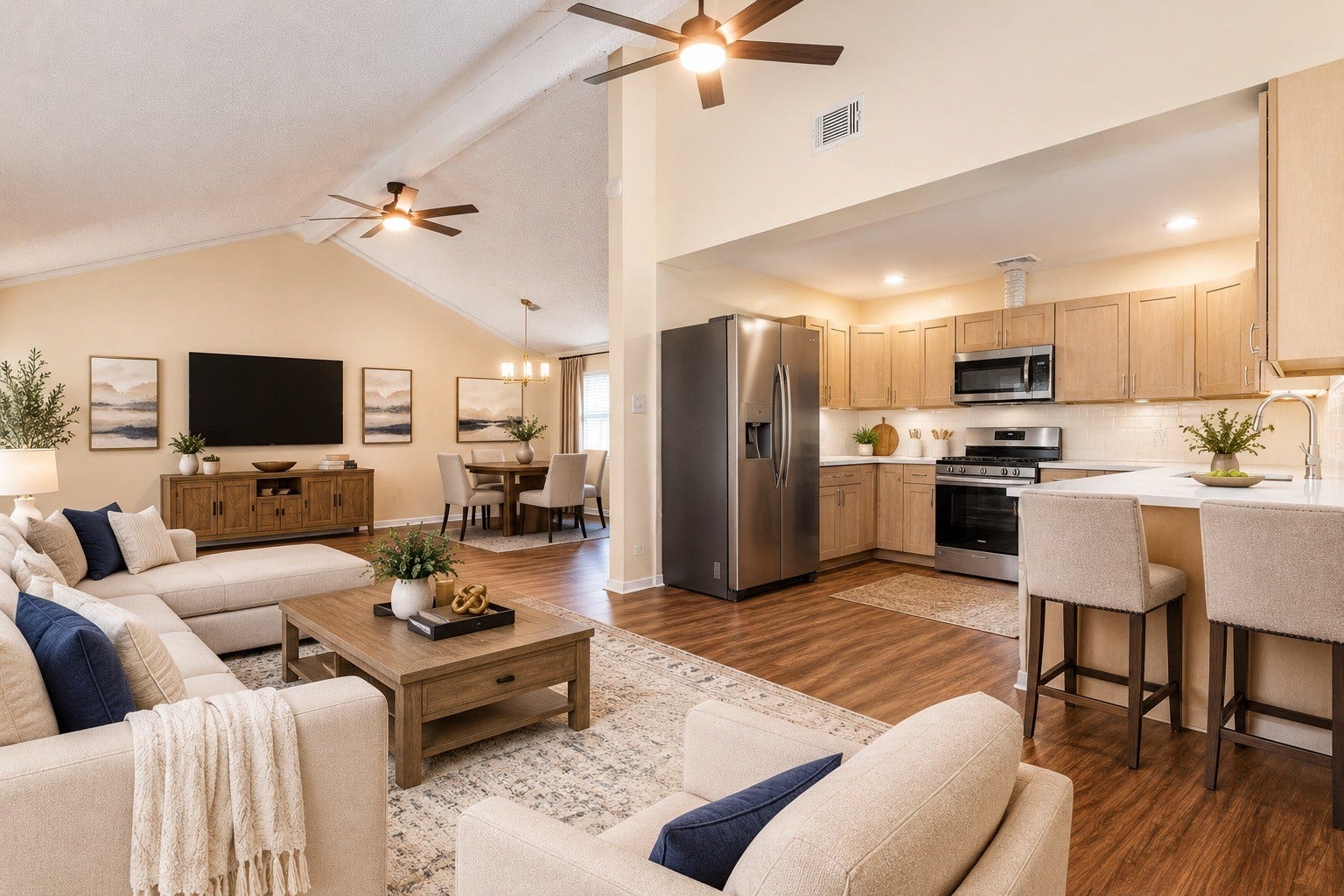 5614 Briarwood Forest Drive, Houston, TX 77088 virtually staged