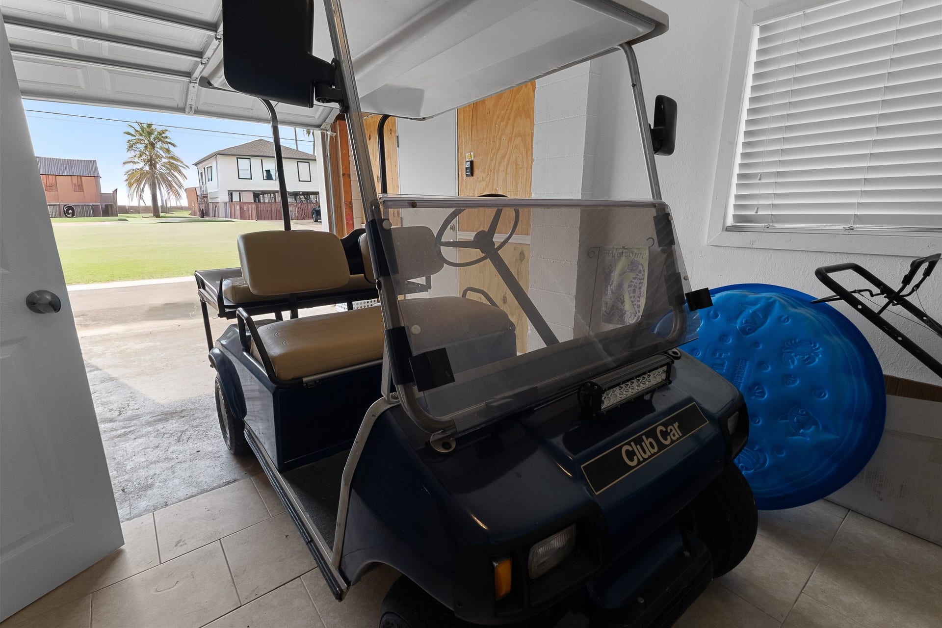 66 Tarpon Street, Bayou Vista, TX 77563 Garage with room for golf cart storage