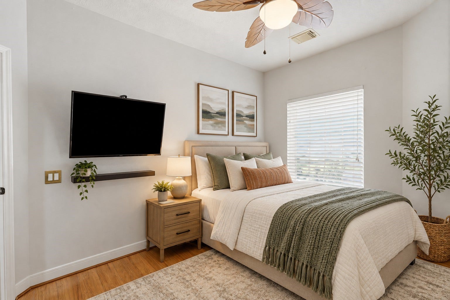 Second angle of bedroom 3.**Virtually staged