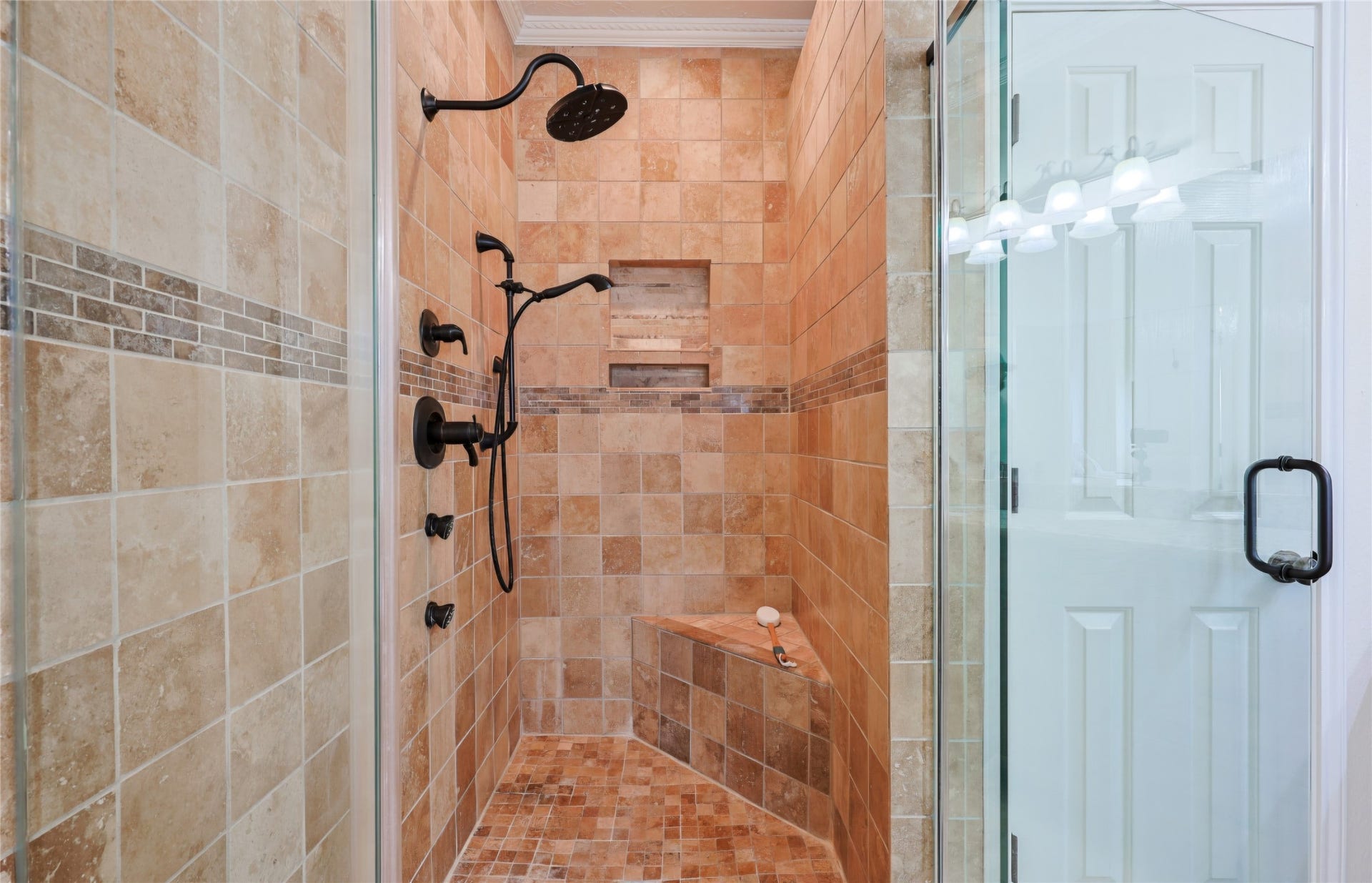 Primary, walk in shower